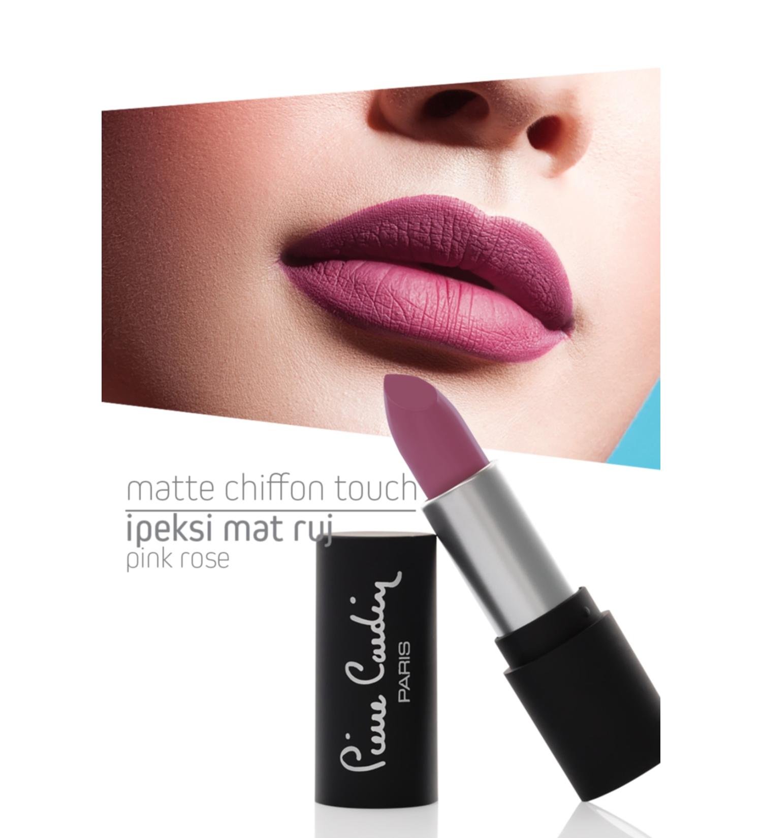 Pierre Cardin Matte Chiffon Touch Lipstick - Pink Rose -174