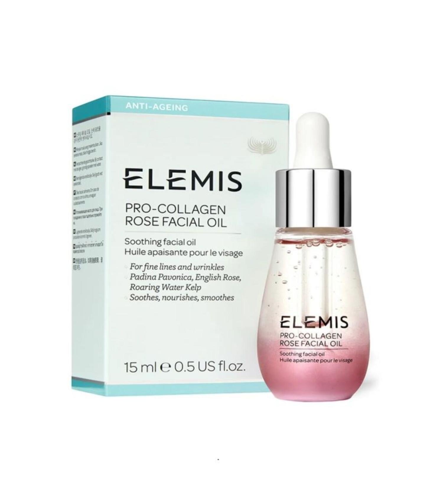 Elemis Pro-collagen Rose Facial Oil - Luxurious Soothing and Softening Anti-Aging Face Oil 15 Ml