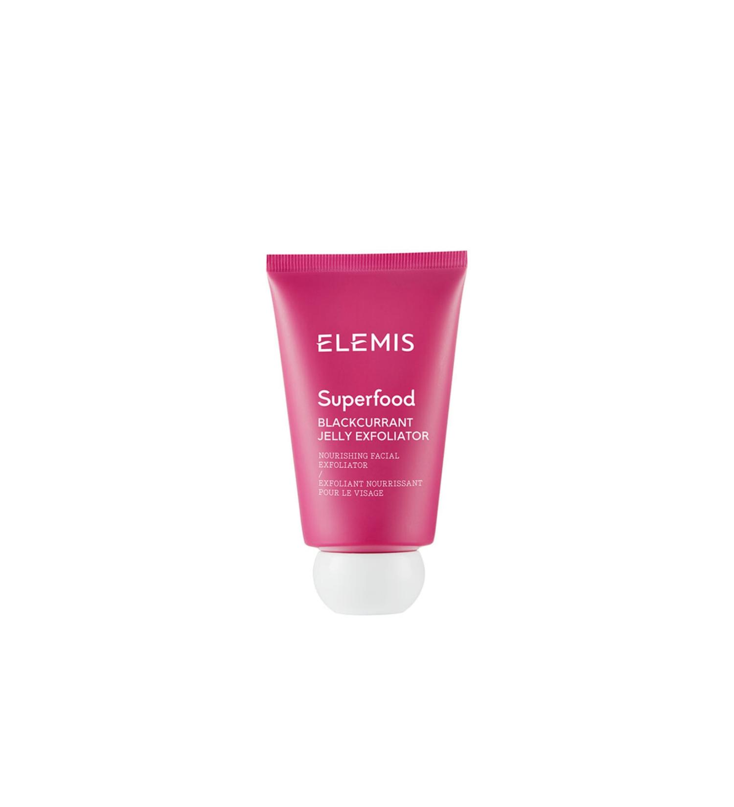 Elemis Superfood Blackcurrant Jelly Exfoliator-Purifying Moisturizing Brightening Blackcurrant Peeling 50ML