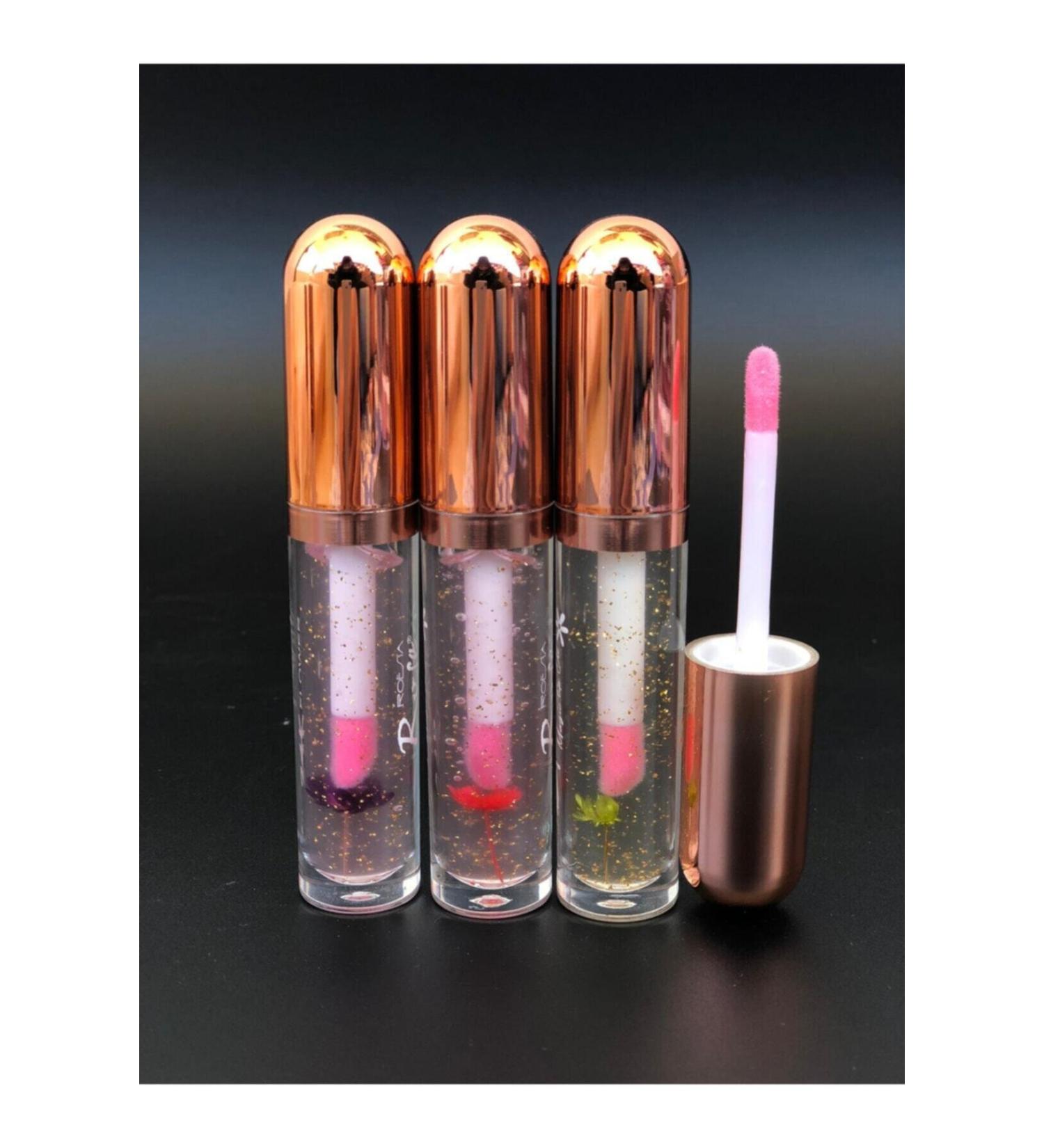Mardinal Rose Flower Lip Gloss Magic Lipstick