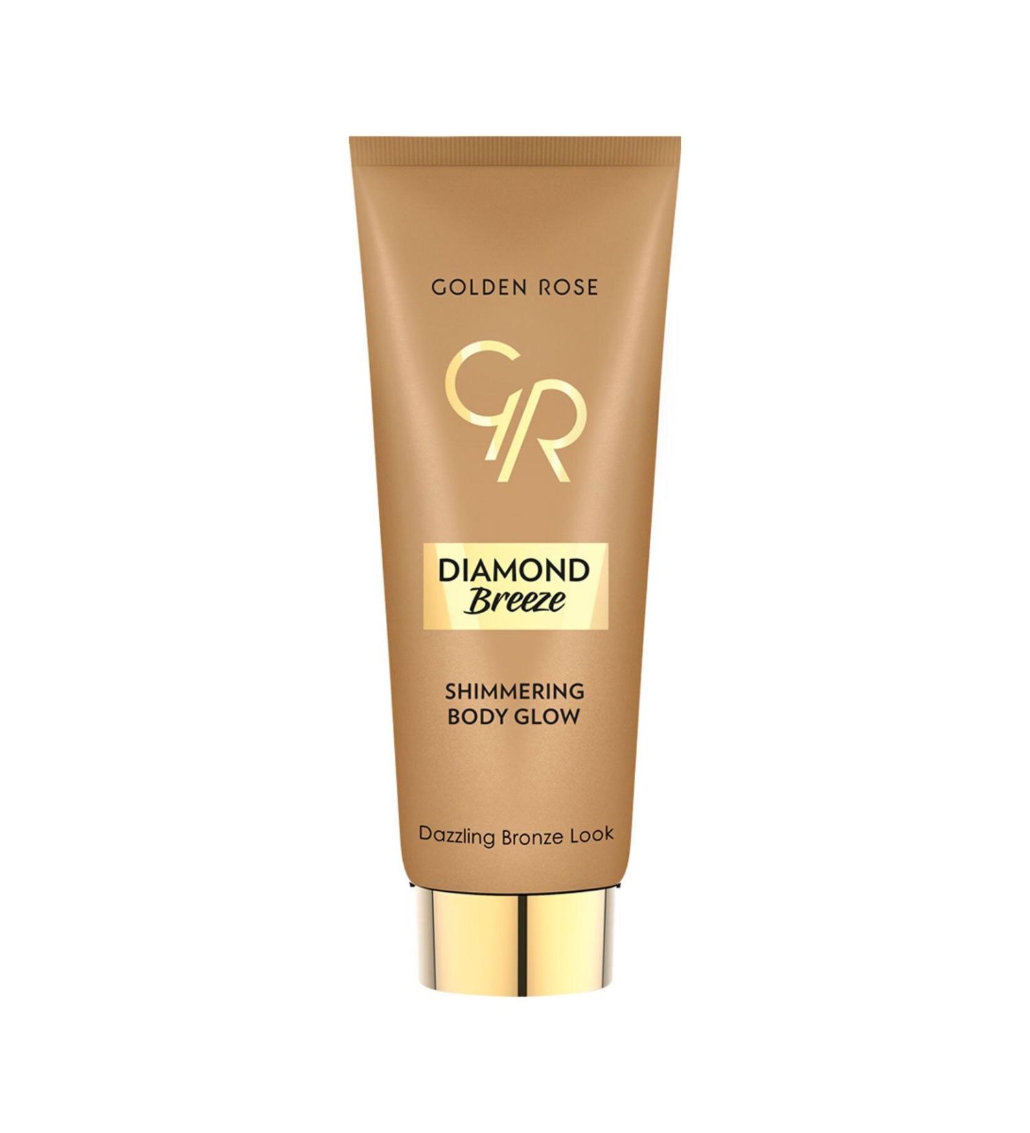 Golden Rose Diamond Breeze Shimmering Body Glow No: 01 Dazzle Gold - Face & Body Illuminator