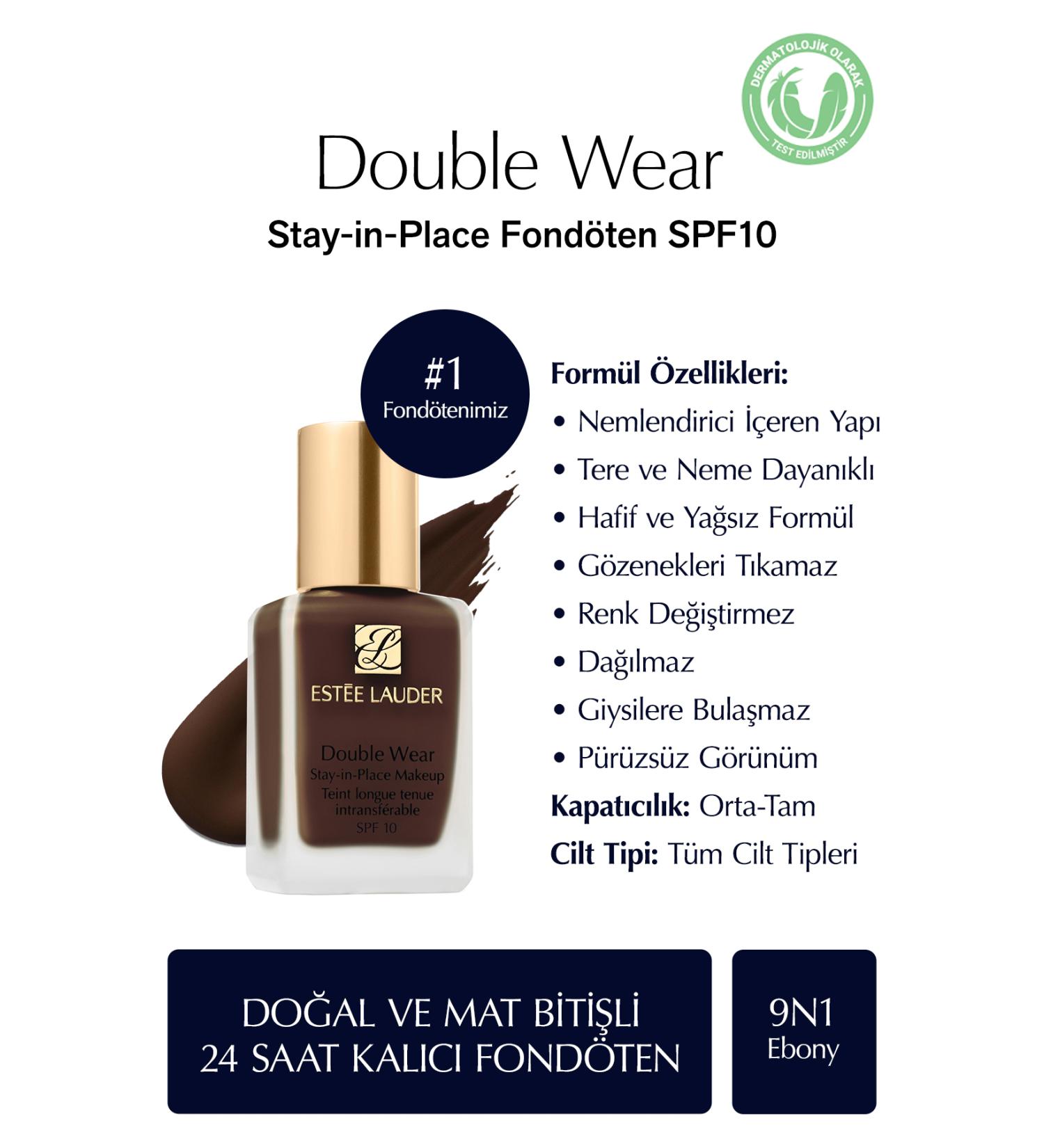 Estee Lauder Long-lasting Moisturizing Foundation SPF20 - 30ml Color:3N2 Wheat MC.MZLK 209