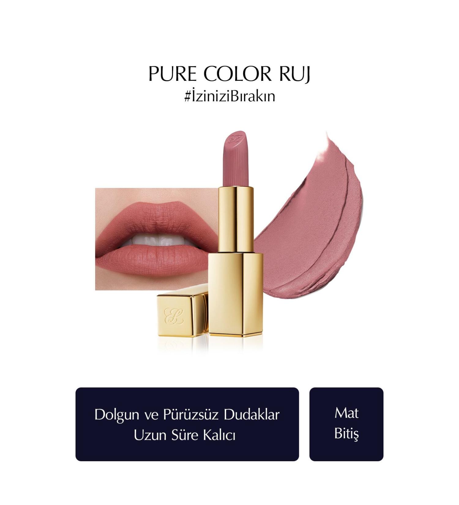 Estee Lauder Matte Finish Lipstick - Pure Color Matte Lipstick - 3.5gr - Color: 816 Suit Up - Buy Online on GoSupps.com