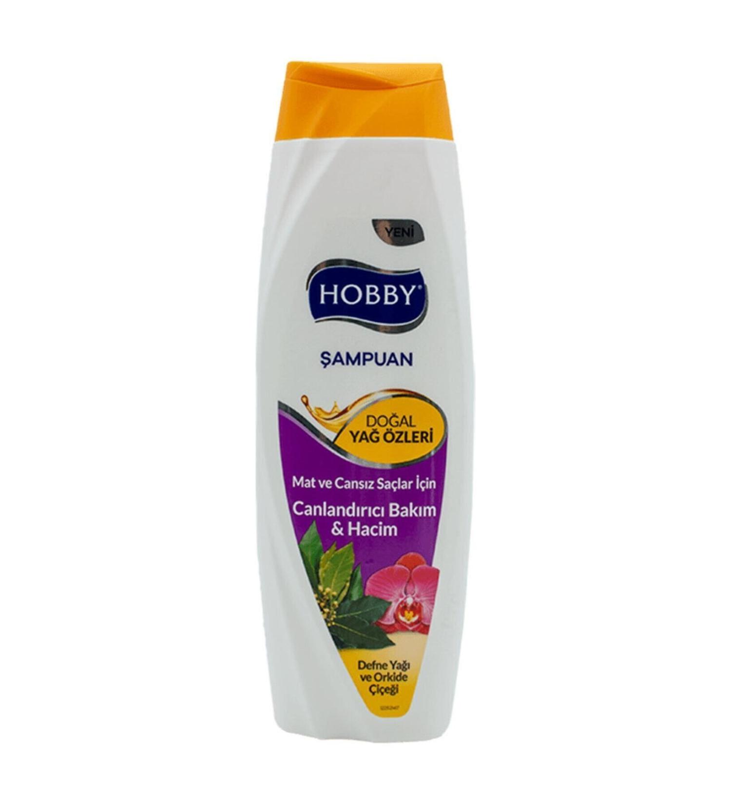 Hobby Shampoo Laurel Oil Orchid 600ml X 12 Pieces