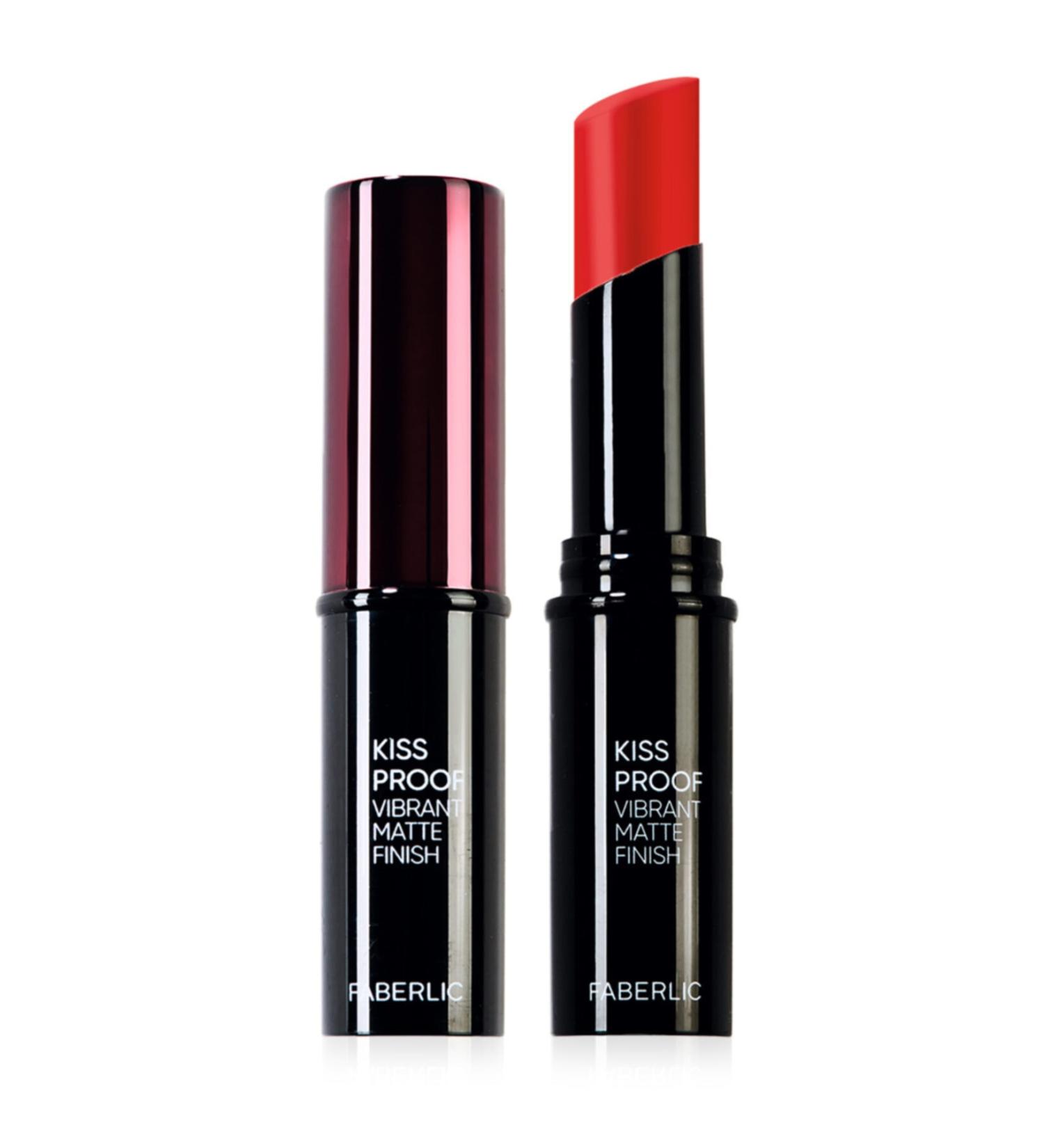 Faberlic Glam Team Long-Lasting Matte Lipstick Kiss Proof - Vivid Pink - 3.5 gr.