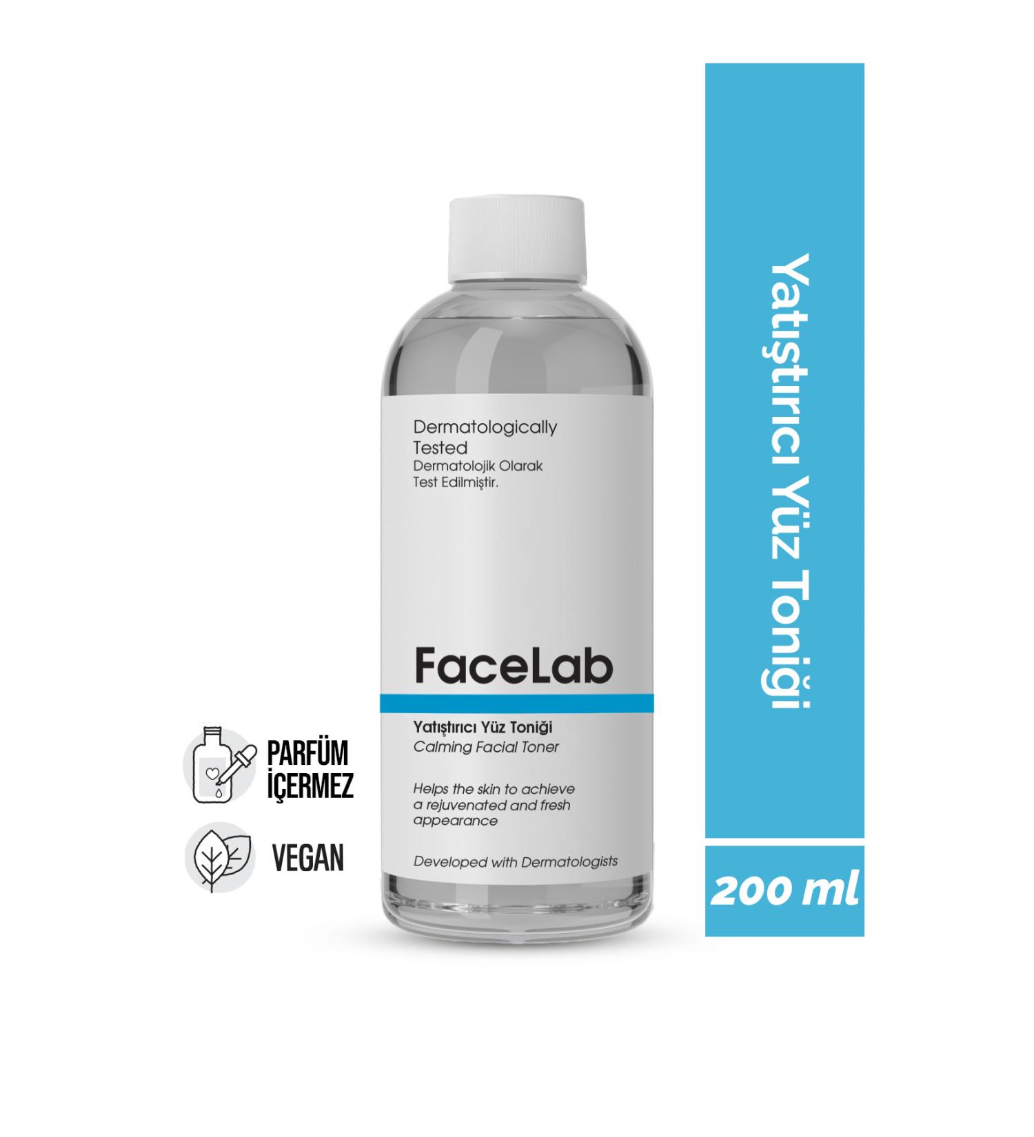 FaceLab Green Tea Soothing Toner 200 ml - Buy Online on GoSupps.com