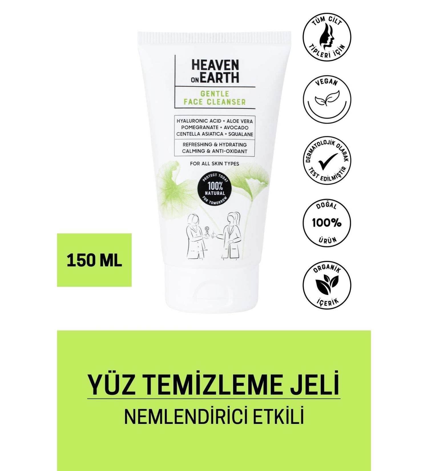 Heaven on Earth Anti-Blackhead Refreshing Facial Cleansing Gel for All Skin Types 150 ml - Buy Online on GoSupps.com