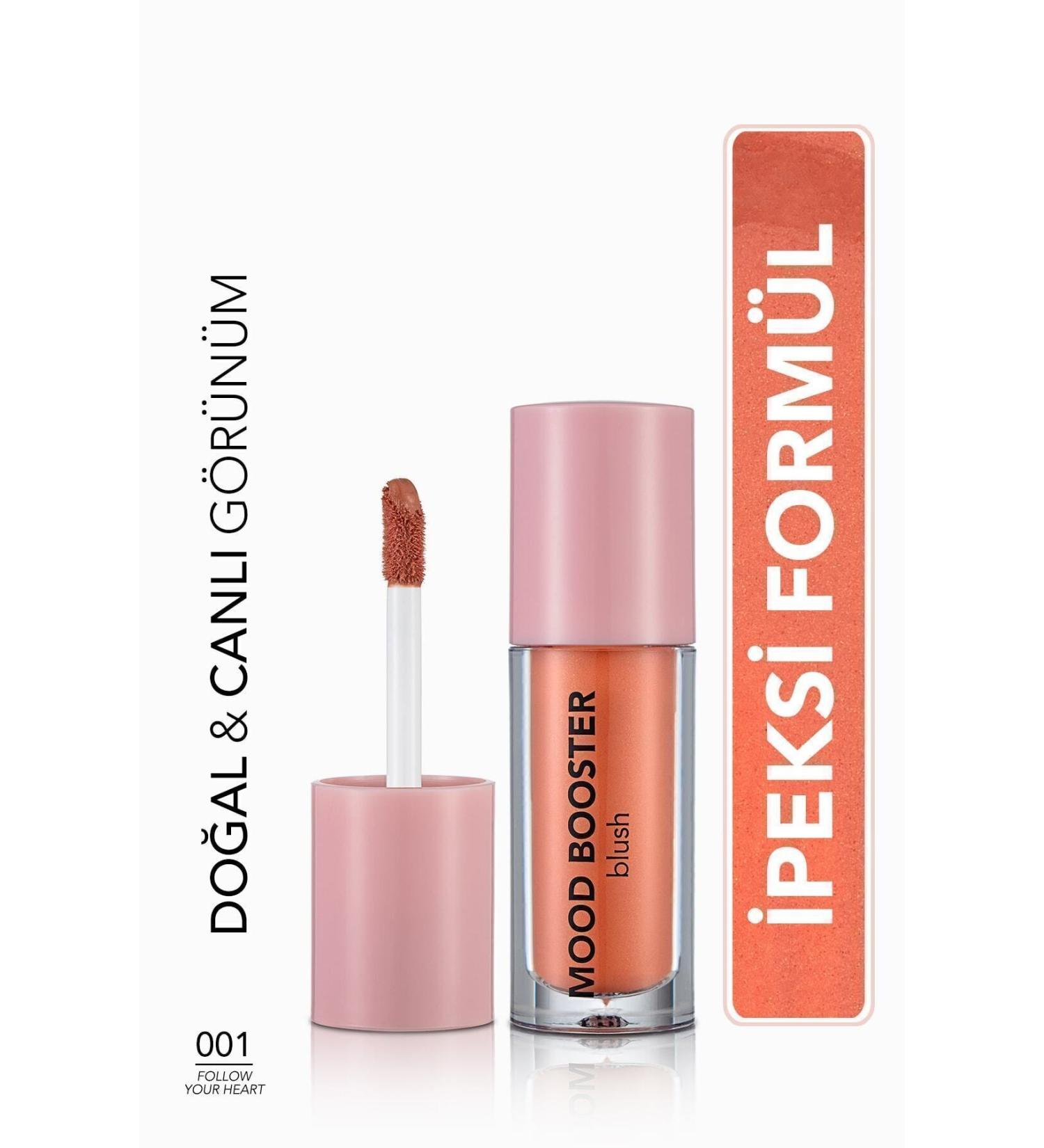 Flormar High Pigmentation Easily Blendable All Day Long Lasting Liquid Blush-001 eleg.3275