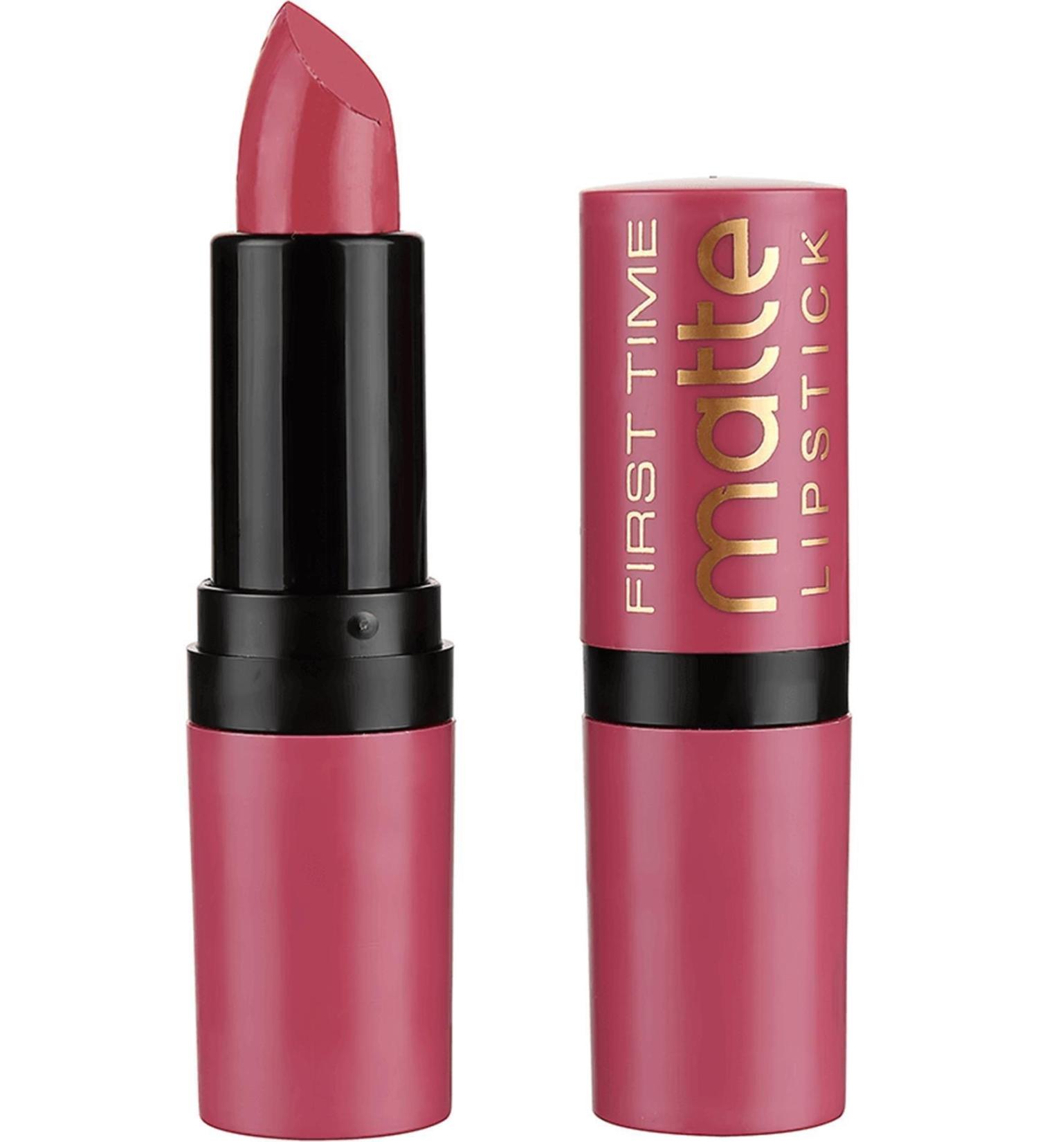 First Time Brand: First Time Matte Lipstick N0:125 Category: Lip Gloss