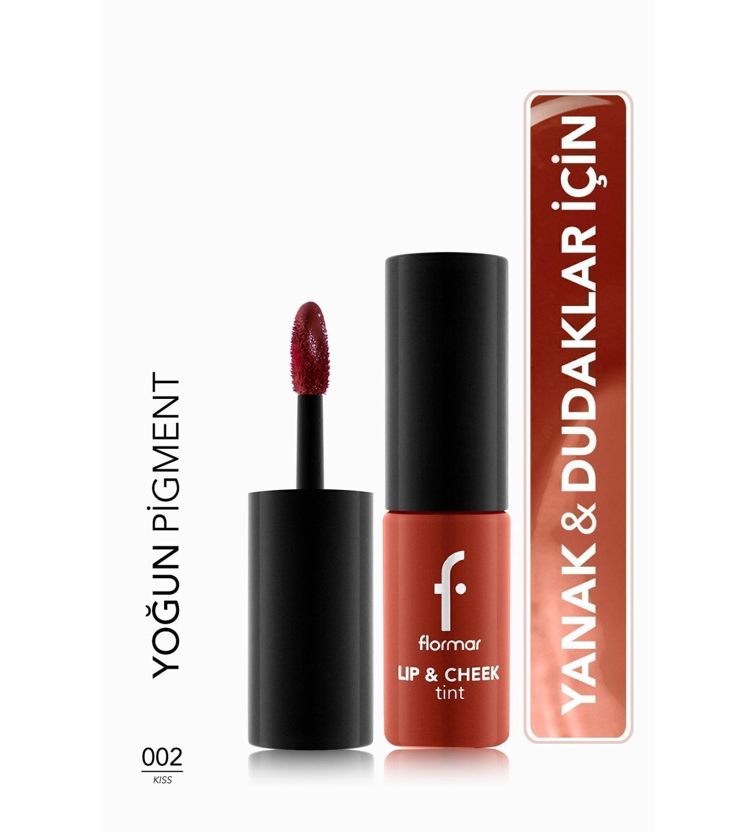 Flormar Long-Lasting Gel Tint (PINK) - Lip & Cheek Tint - 002 Kiss Lip & Cheek - 8682536066891 - Buy Online on GoSupps.com