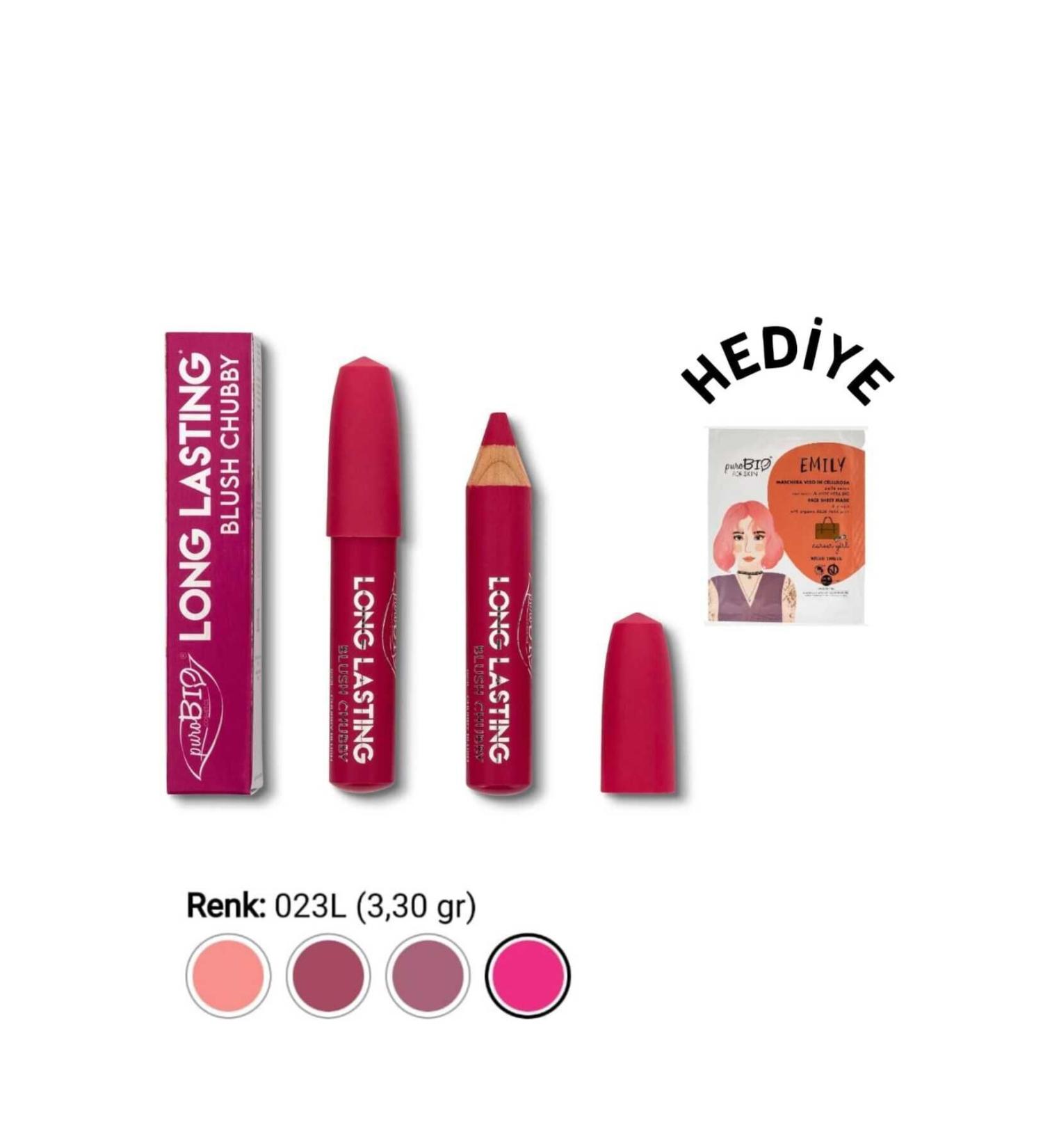 purobiocosmetics 023L Long Lasting BLUSH Chubby pencil blush