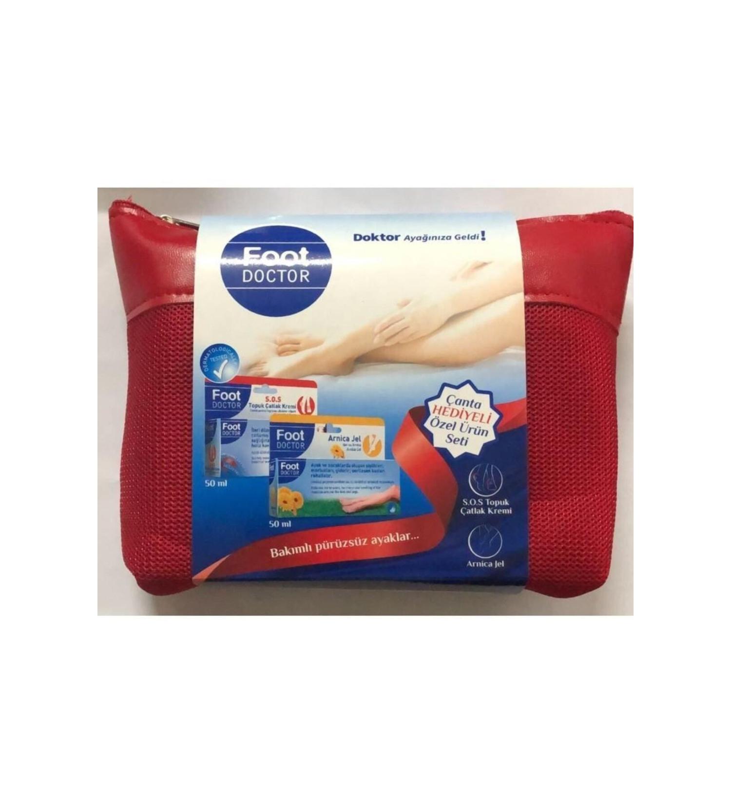 foot doctor Sos Heel Crack Cream 50 ml Arnica Gel 50 ml Set