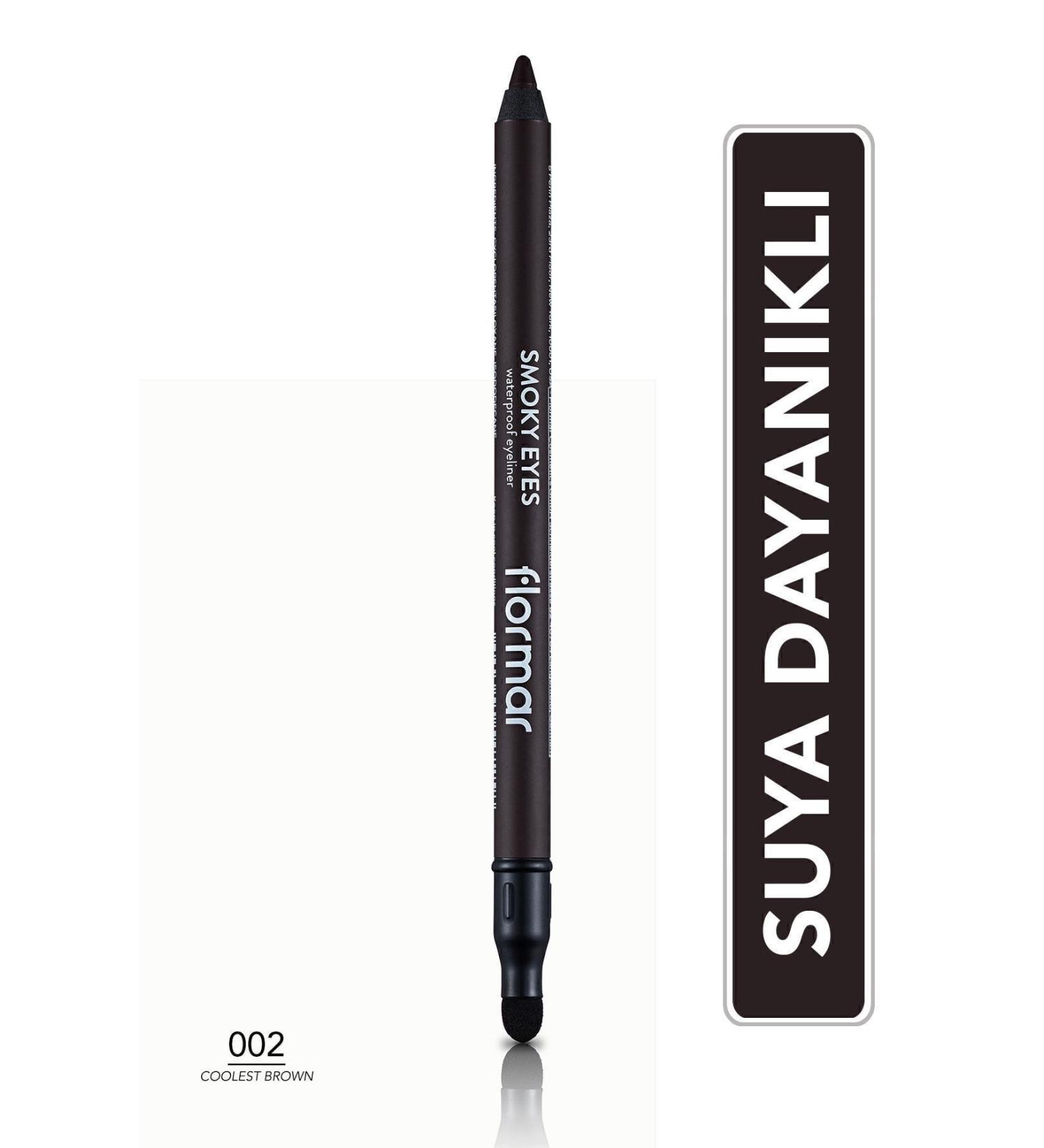 Flormar Smokey Permanent Gel Eyeliner Pencil Creating Eye-Catching Looks with High Pigmentation-002 eleg.1295 - Buy Online on GoSupps.com