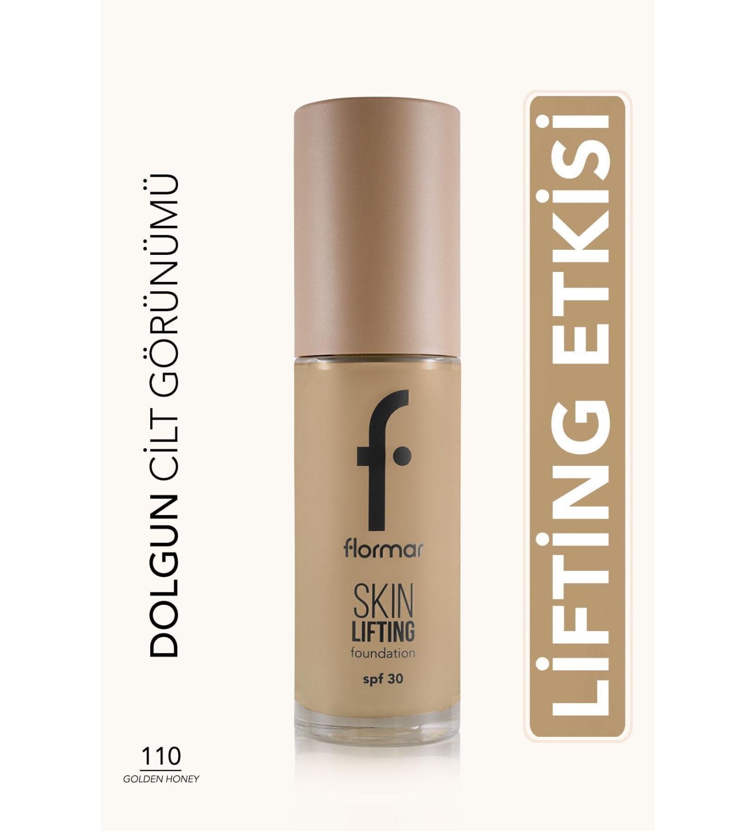 Flormar Moisturizes the Skin Thanks to Its Formula SPF30 Firming Foundation 160 Dark Caramel -NTRLB443