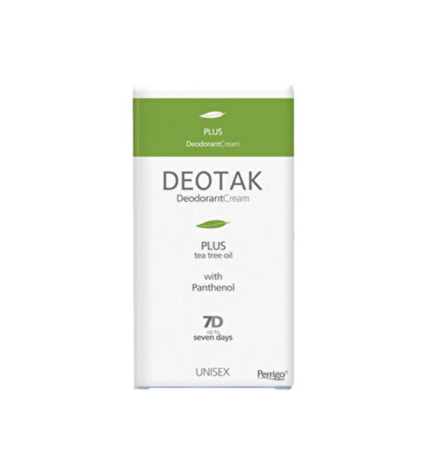 Deotak (2 PCS) Deotak Unisex Cream Deodorant Plus 35 ml