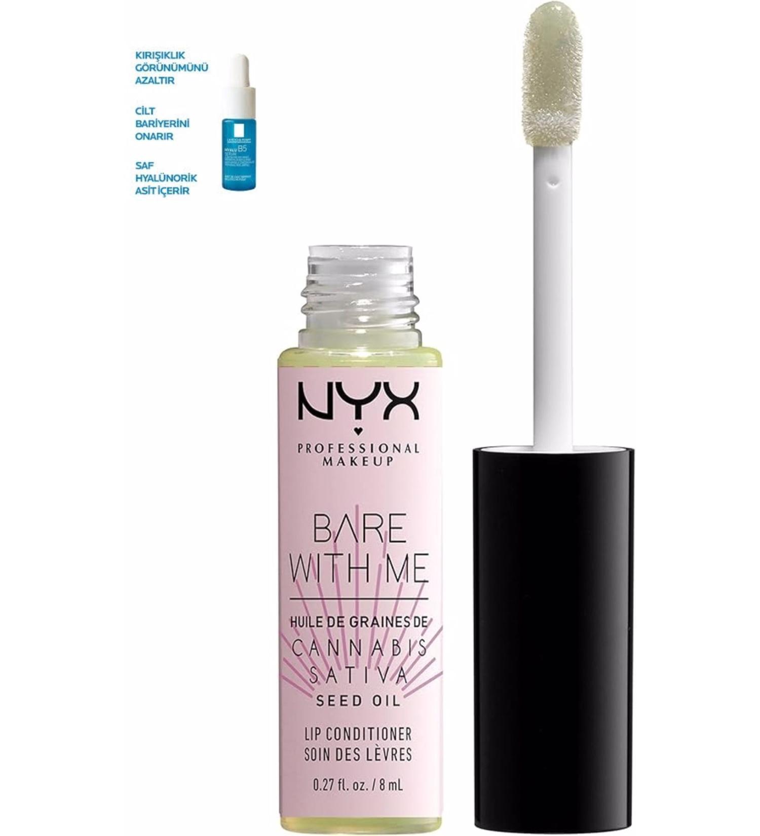 NYX Bare With Me Lip Conditioner Hyalu B5 Serum 10 ml Mini Size-gift