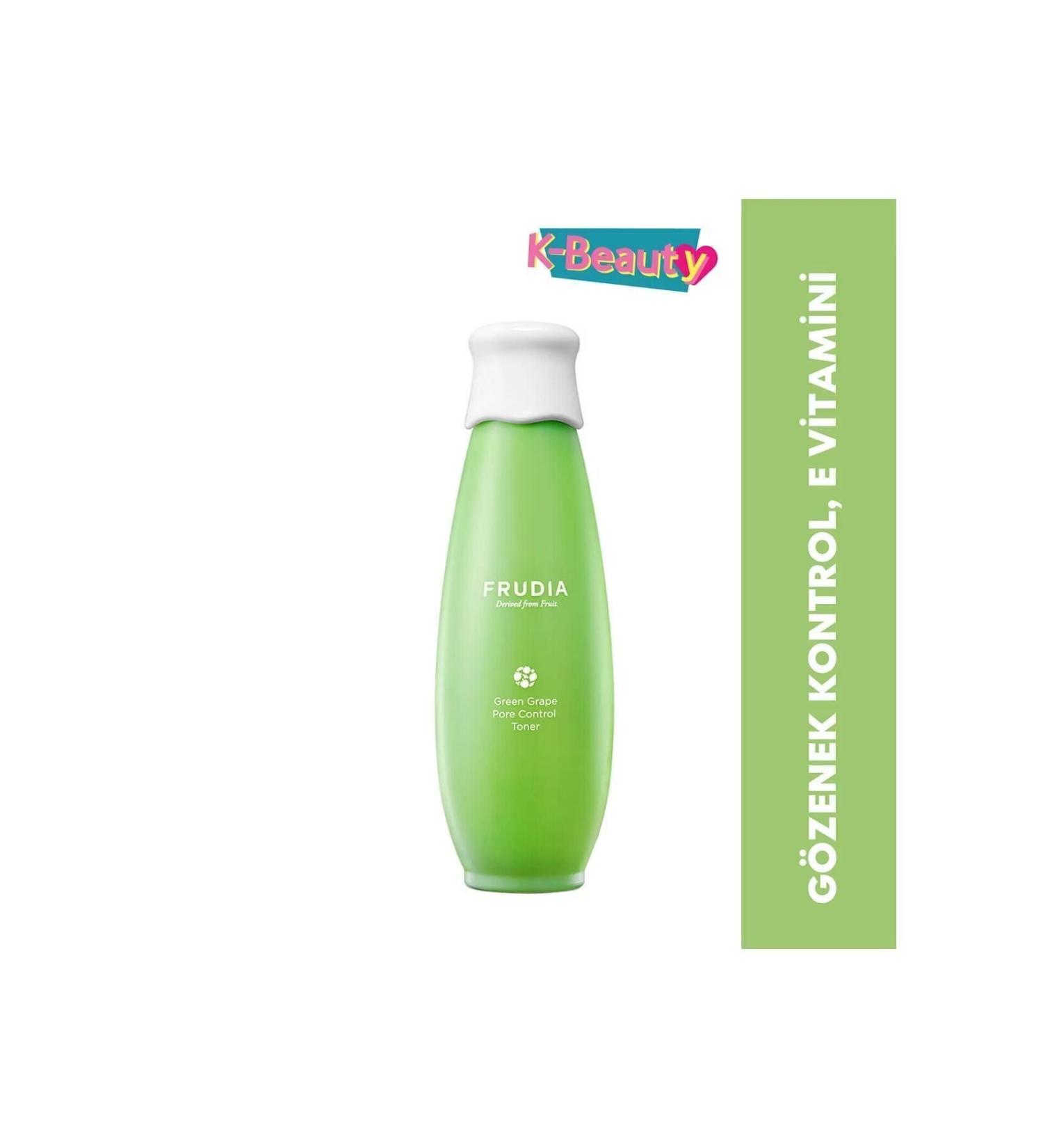 Frudia Green Grape Pore Control Tonic Green Grape Face Tonic PORE FIRMER Pinkrain 195 ml.