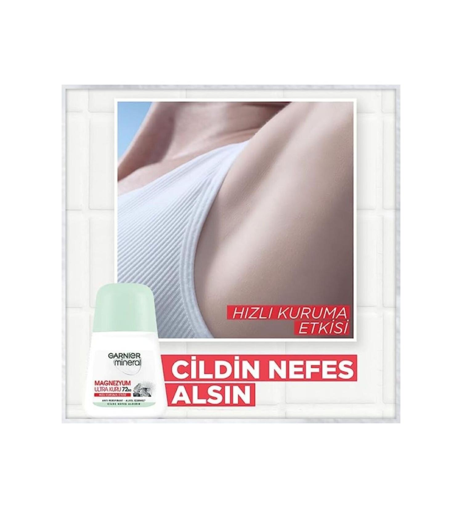 Garnier Mineral Magnesium Ultra Dry Roll-On-50 ML