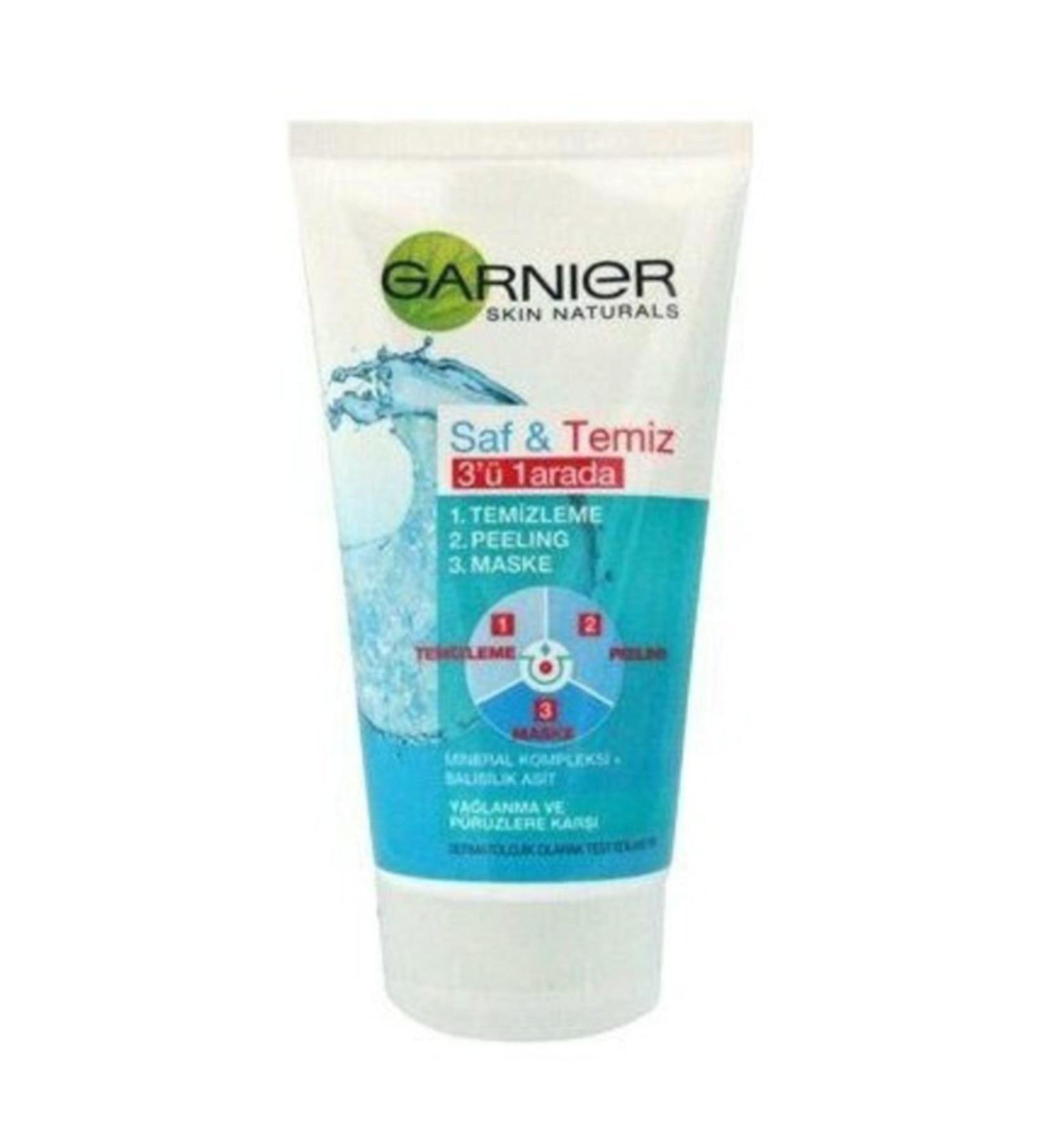 Garnier Pure & Clean 3 in 1 Cleansing Peeling Mask 150 ml