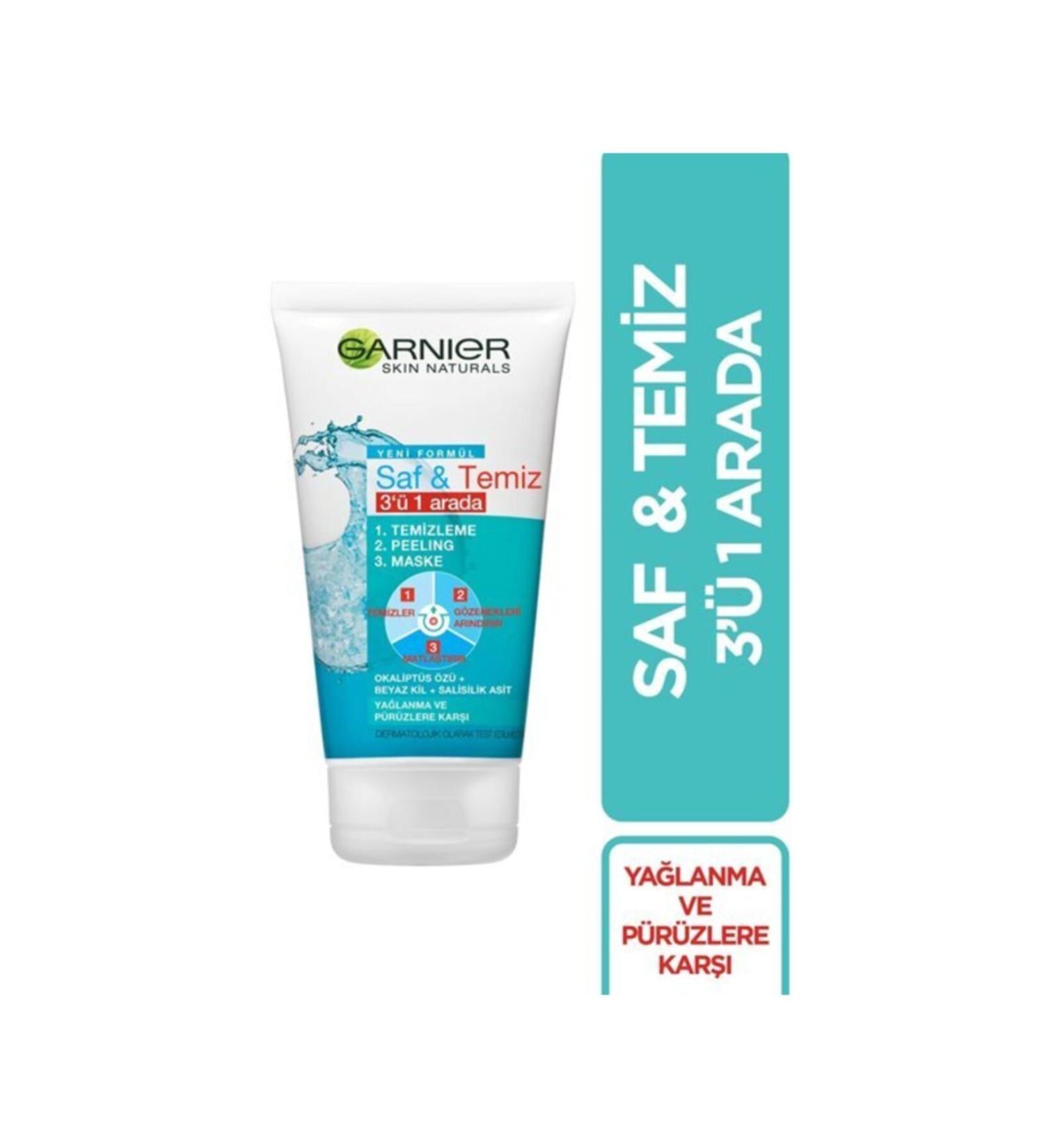 Garnier Garnier Pure Clean 3in1 Cleansing Peeling Mask 150 ml