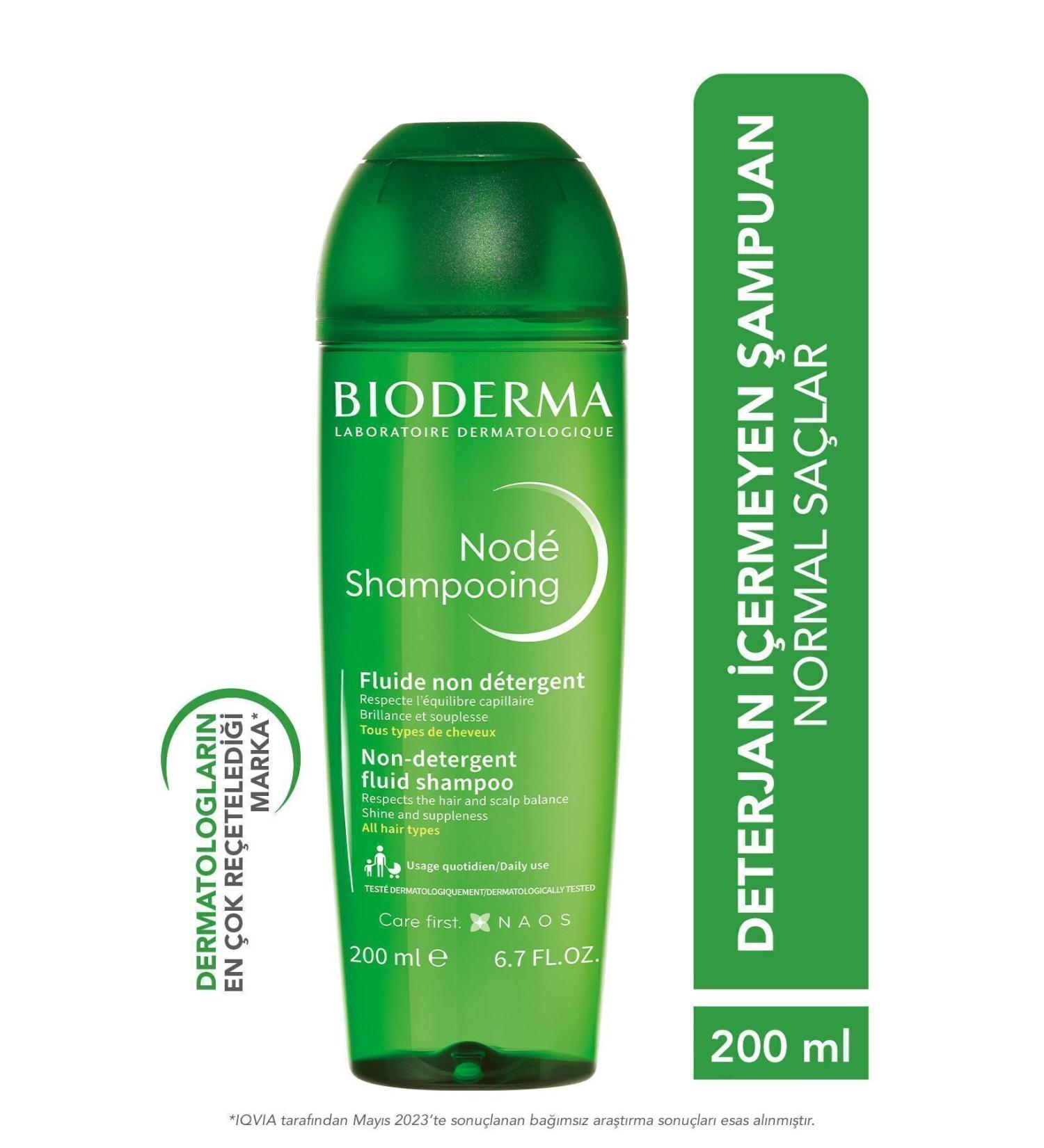 Bioderma Node Fluid Shampoo Detergent-Free Hair Care Shampoo 200 ml