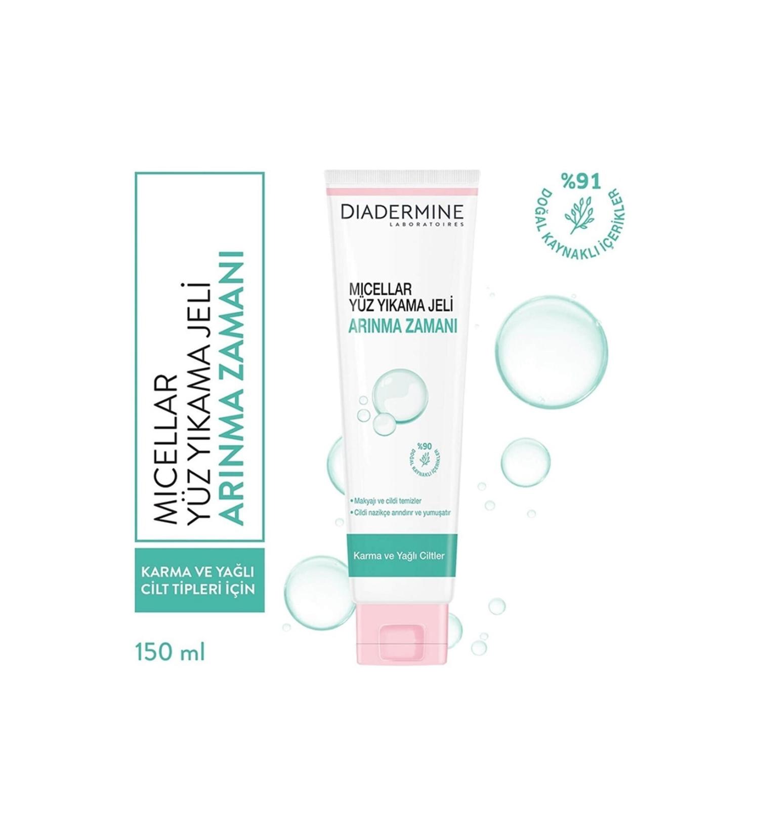 Diadermine Micellar Face Wash Gel Cleansing Time