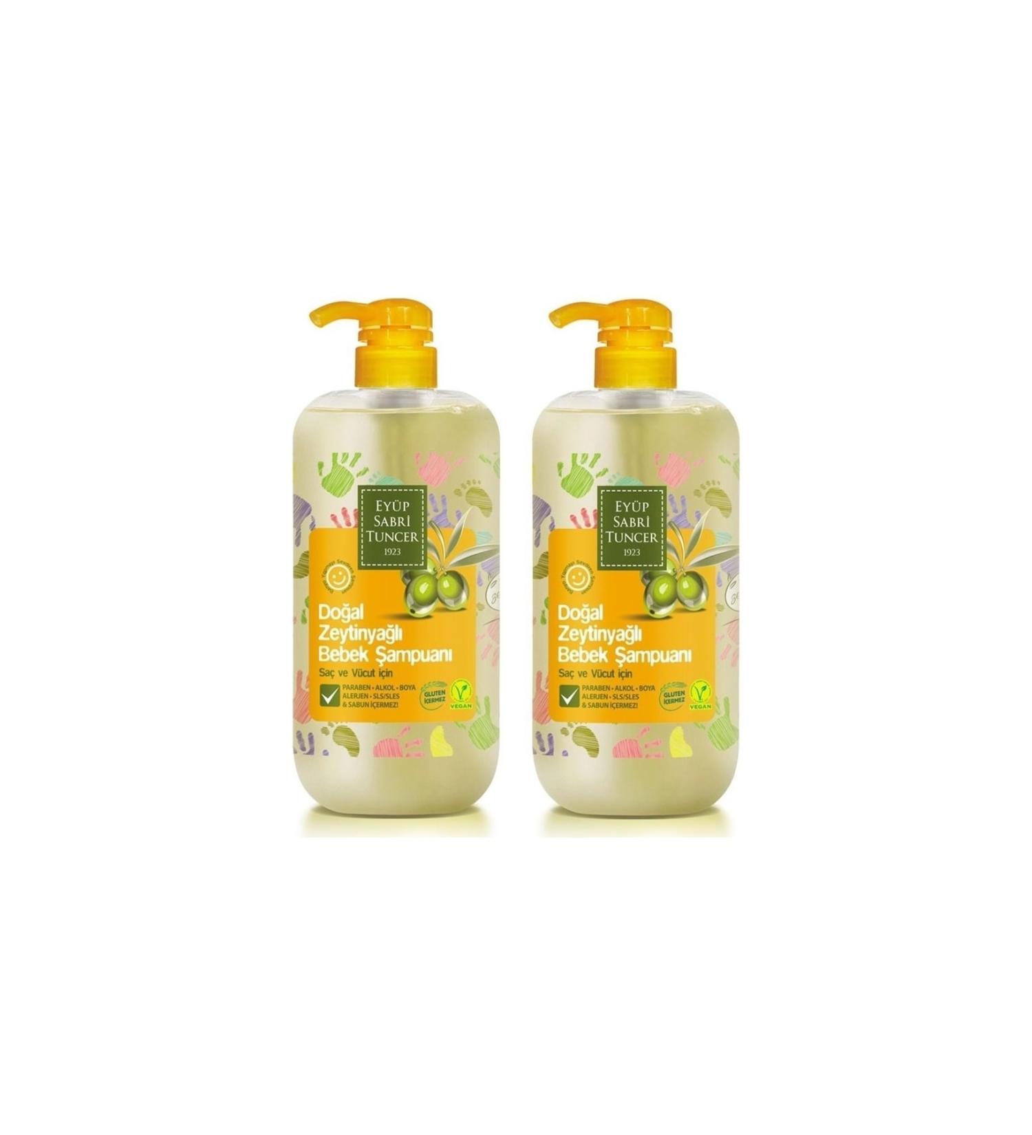 Ey p Sabri Tuncer Natural Olive Oil Baby Shampoo 600 Ml X 2