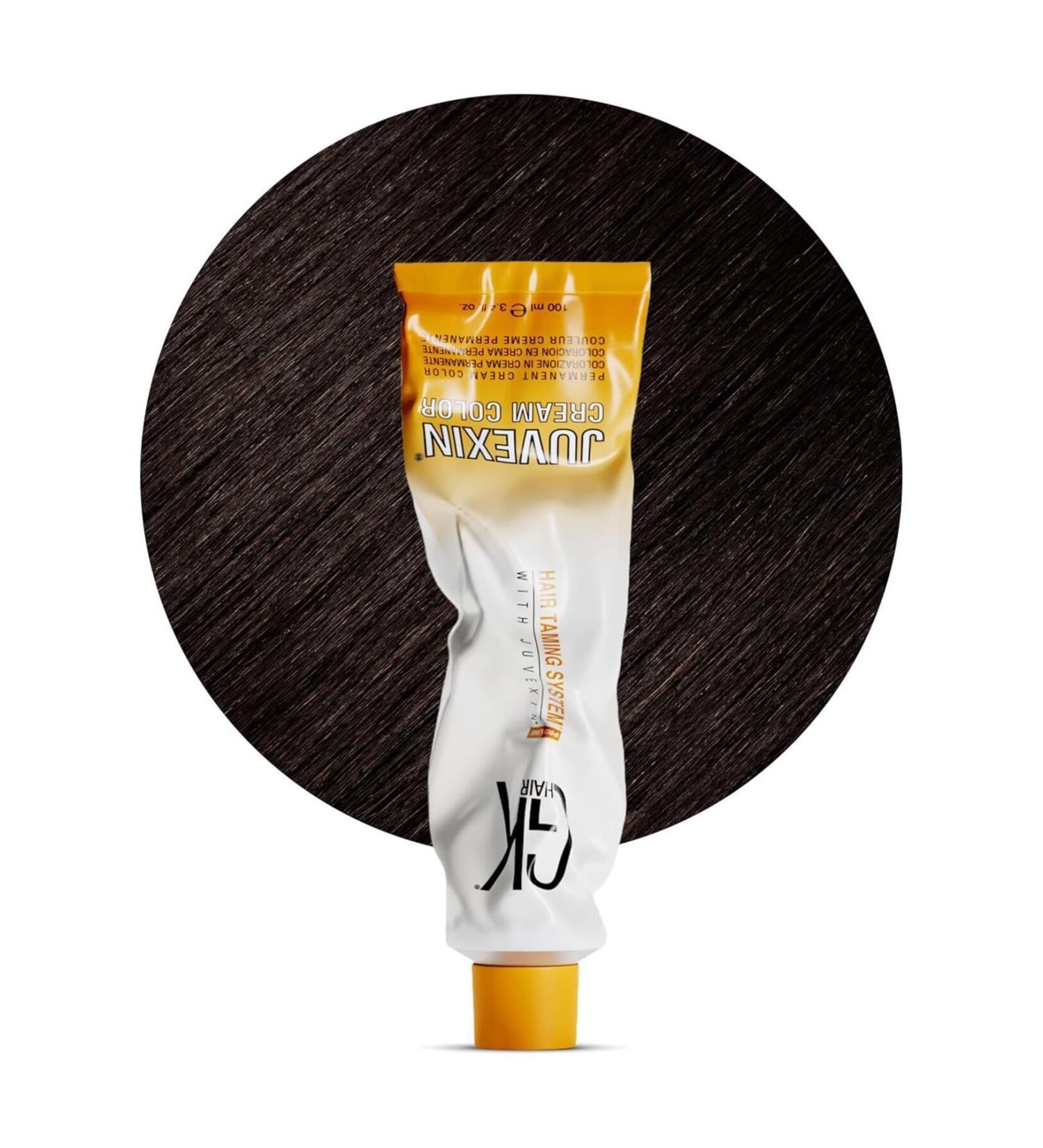 GK HAIR Juvexin Cream Color Gkhair Hair Dye 100 ml 4.01 Cold Intense Brown - Buy Online on GoSupps.com