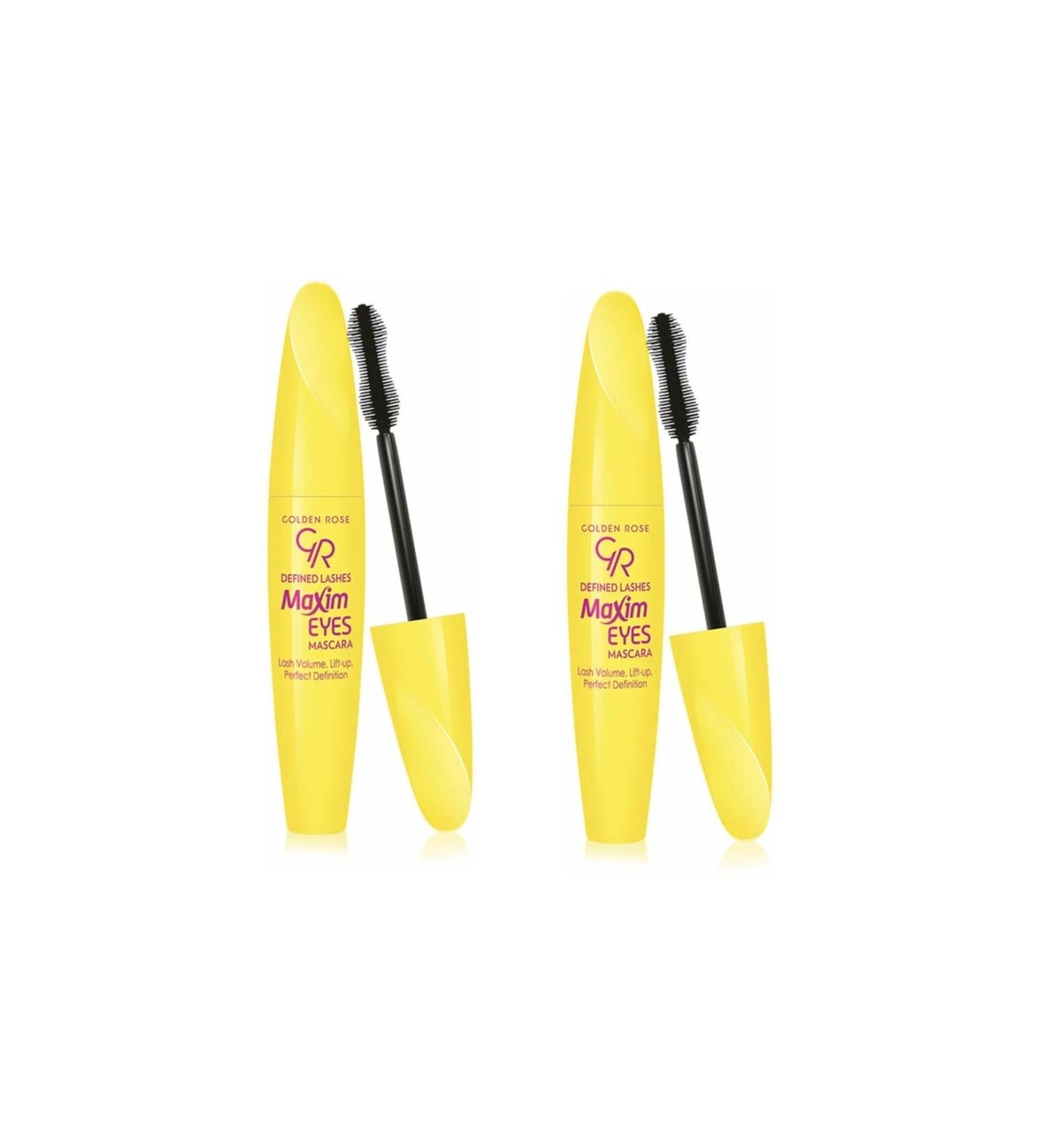 Golden Rose Black Mascara - Defined Lashes Maxim Eyes Mascara 8691190068653 X 2 Pieces