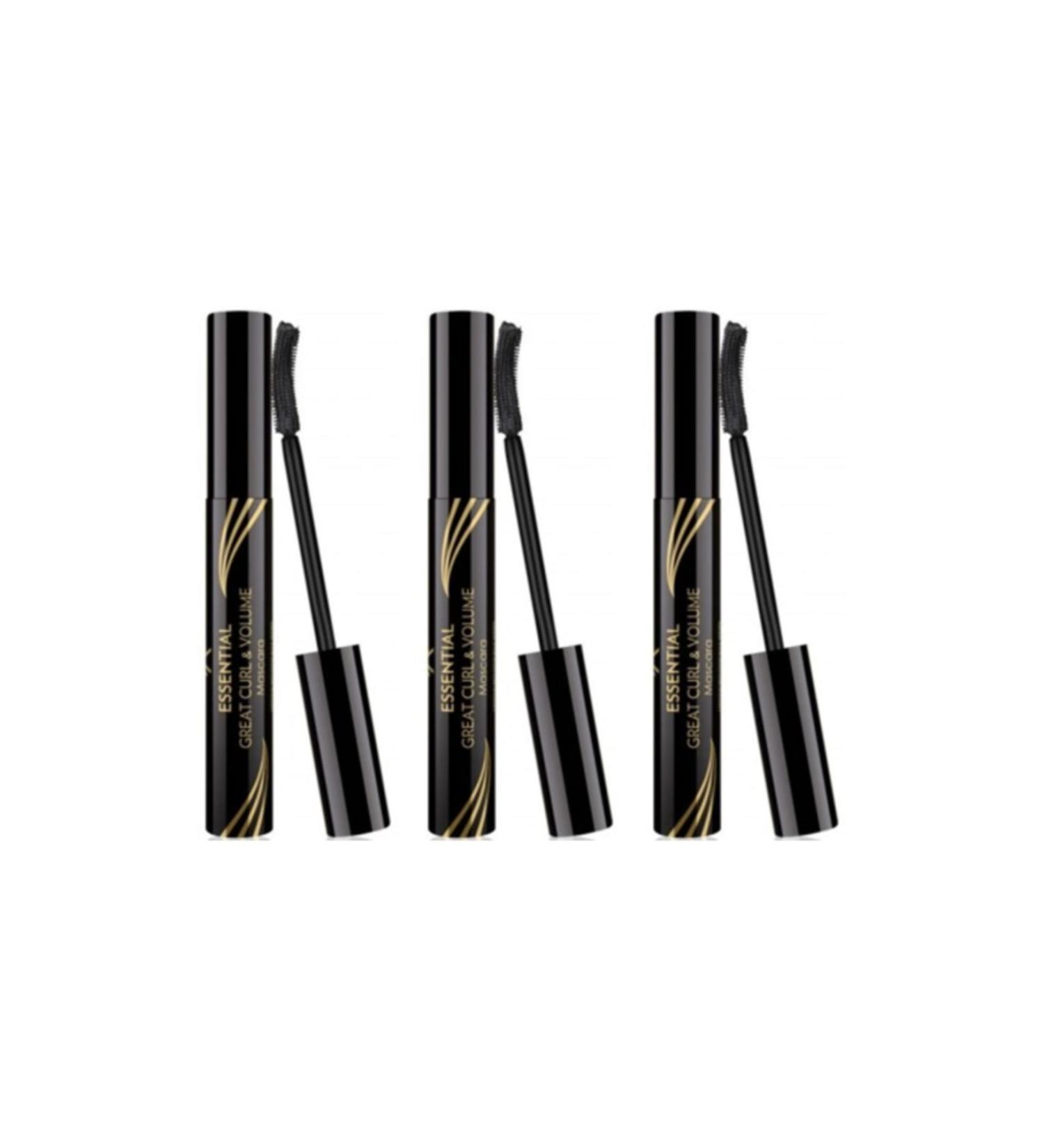 Golden Rose Curl & Volume Effect Black Mascara 3 Pieces