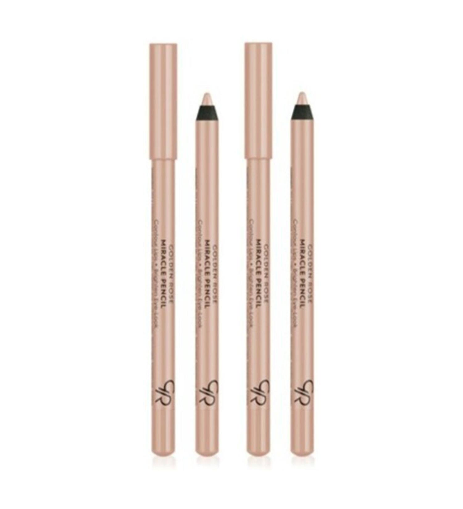 Golden Rose Eye and Lip Illuminating Pencil - Miracle Pencil Contour Lips Brighten Eye-look X 2 Pieces