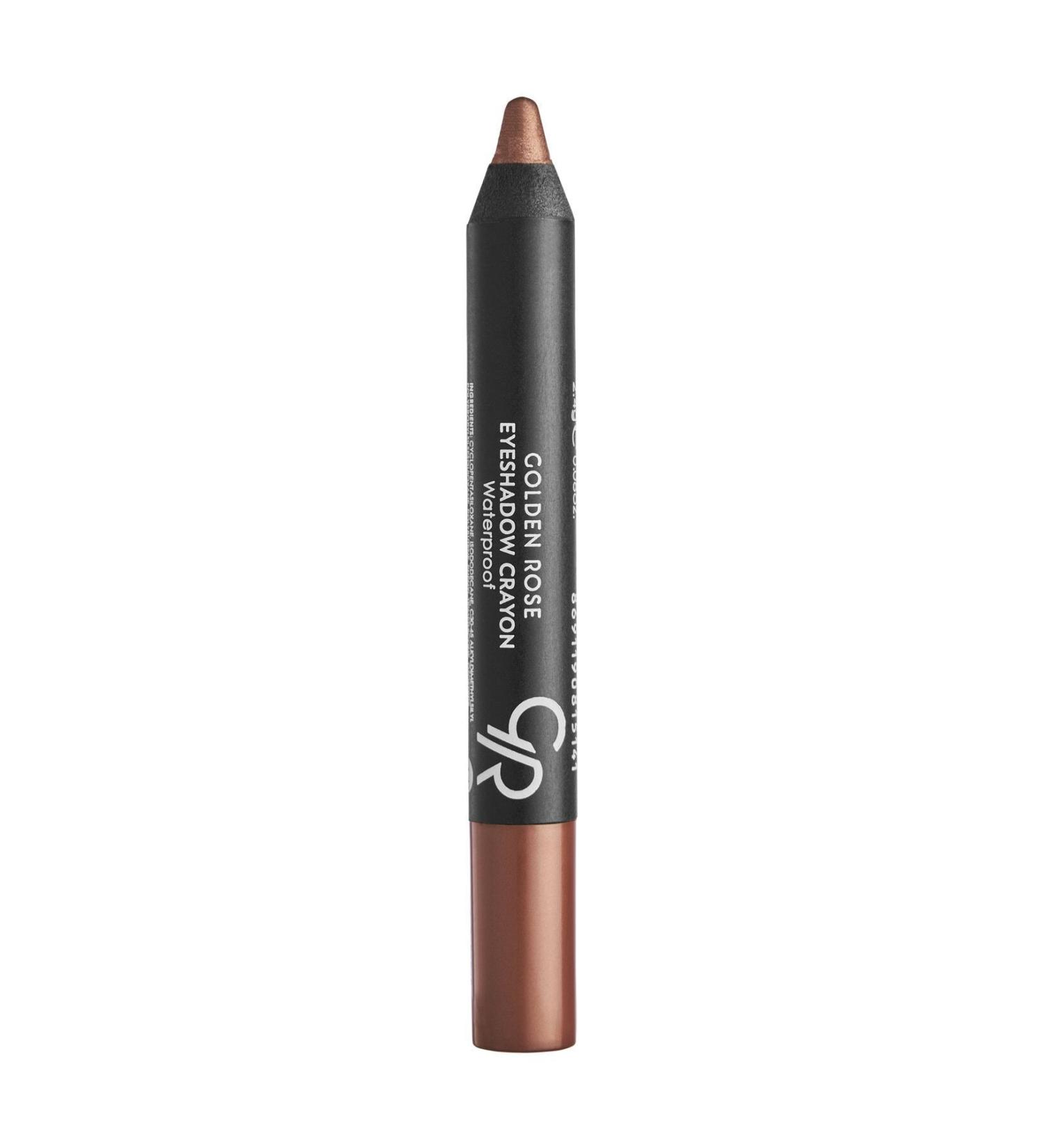 Golden Rose Eyeshadow Crayon Waterproof No: 14 Bronze Brown - Waterproof Pencil Eyeshadow - 8691190815141 - Buy Online on GoSupps.com