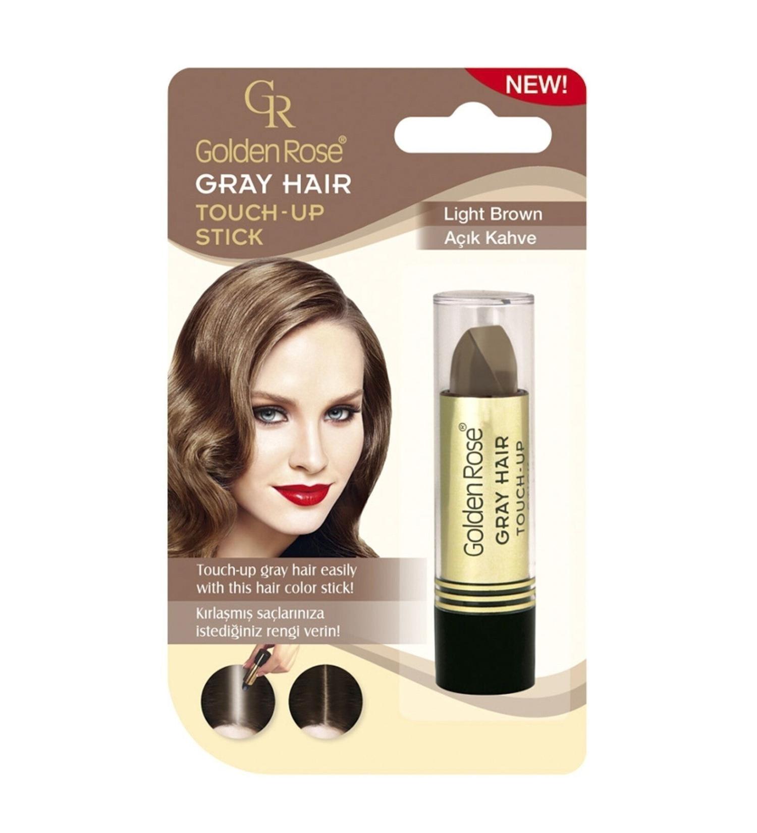 Golden Rose Light Brown Hair Color Covering White Hair Compatible with Hair Color MMCZ78