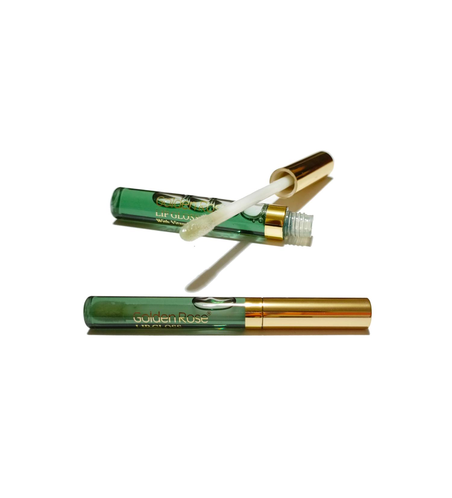 Golden Rose Lip Gloss With Vitamins Transparent Petrol Lip Gloss No:19