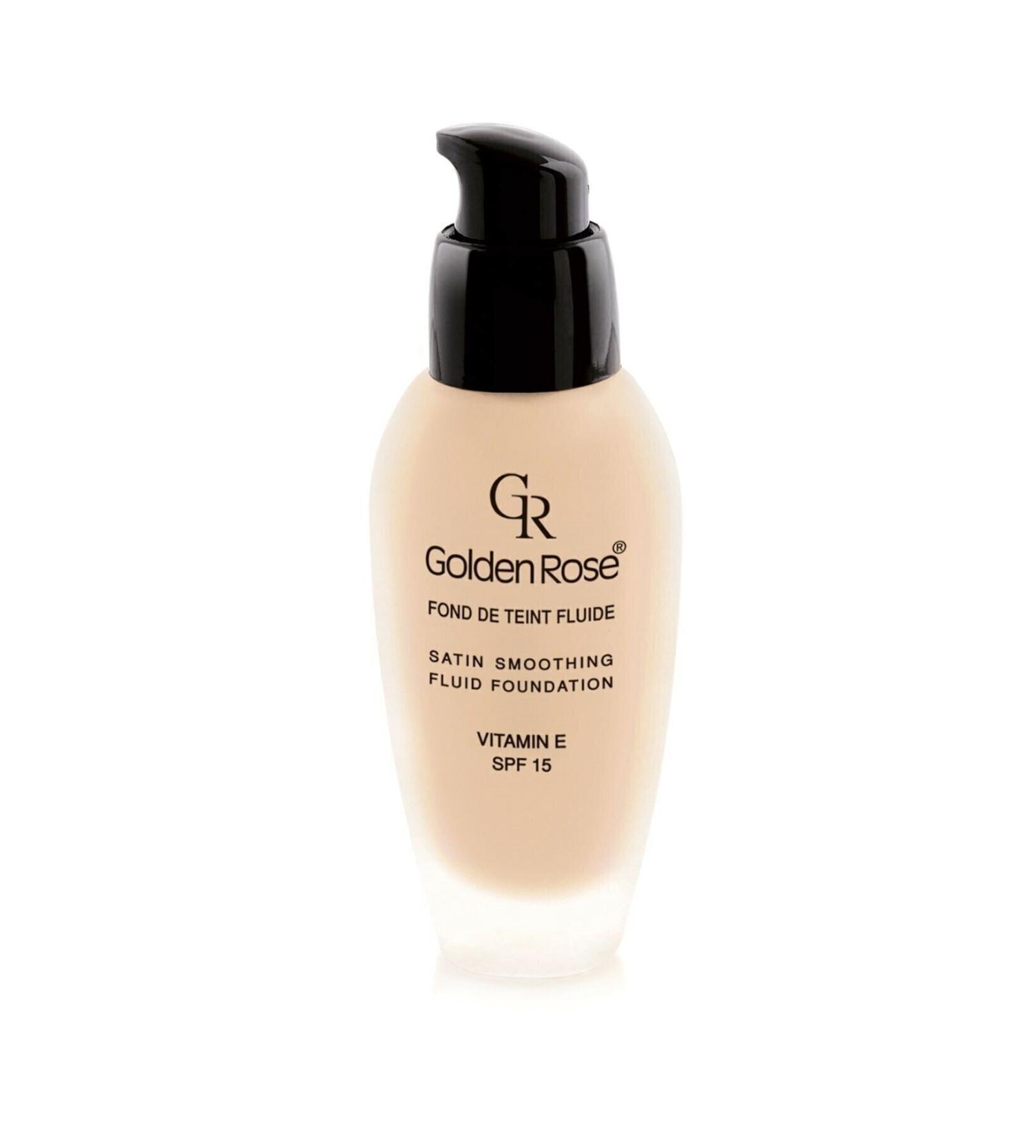 Golden Rose Liquid Foundation - Satin Smoothing Fluid Foundation Spf 15 No: 29 34 ml 8691190114299