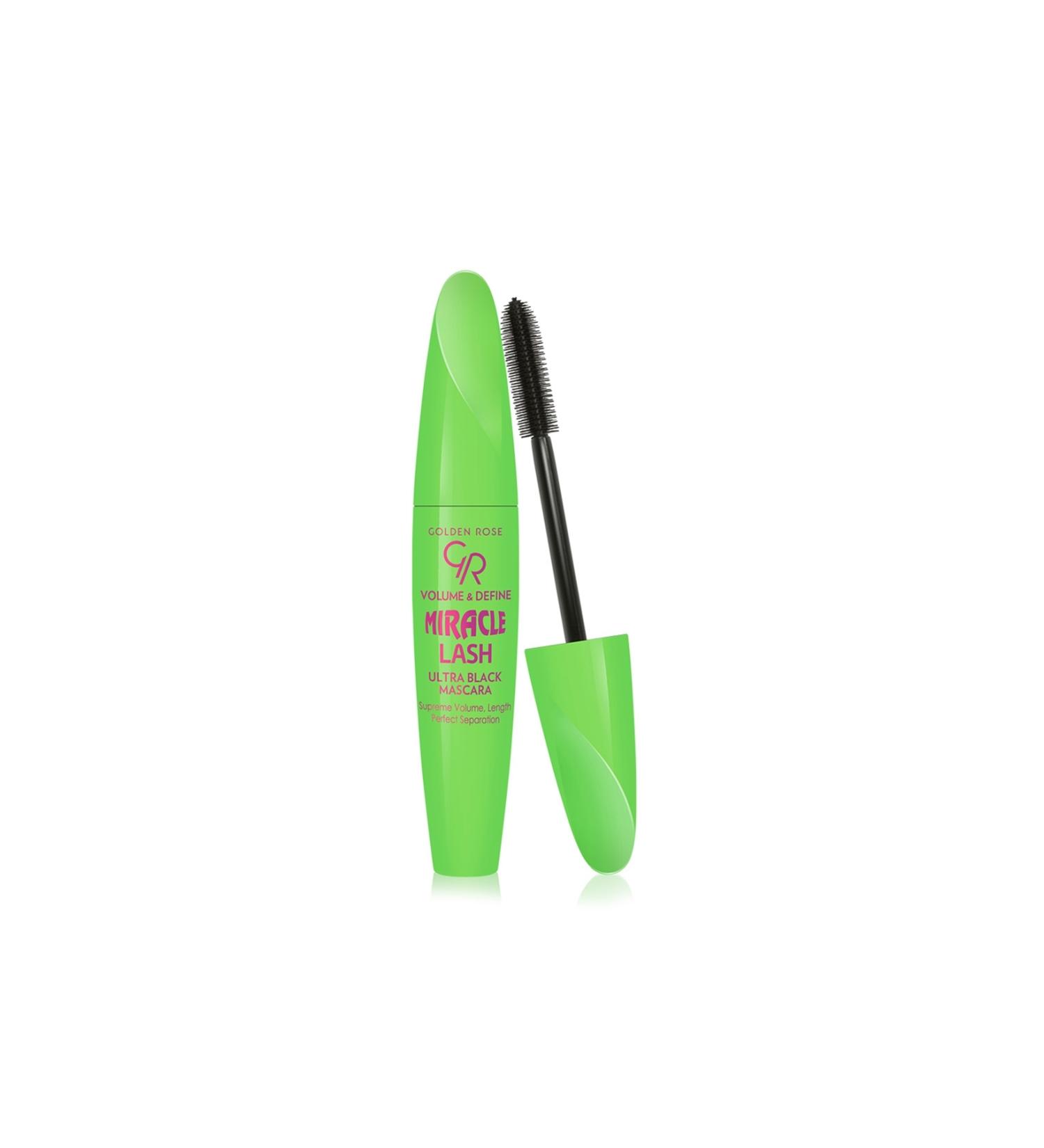 Golden Rose Mascara Miracle Lash Volume & Define Ultra Black