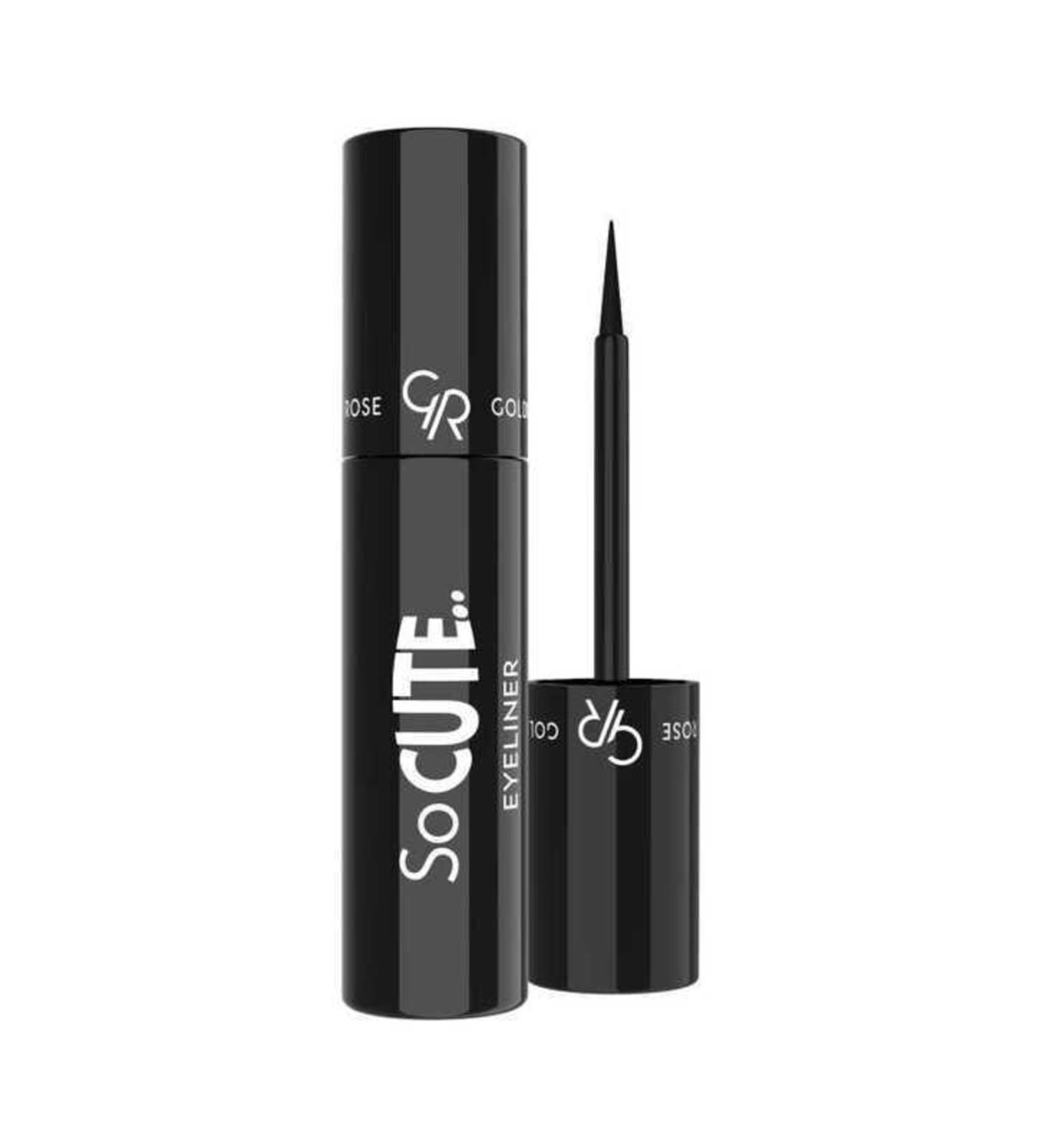 Golden Rose Matte and Intense Black Mini Eyeliner