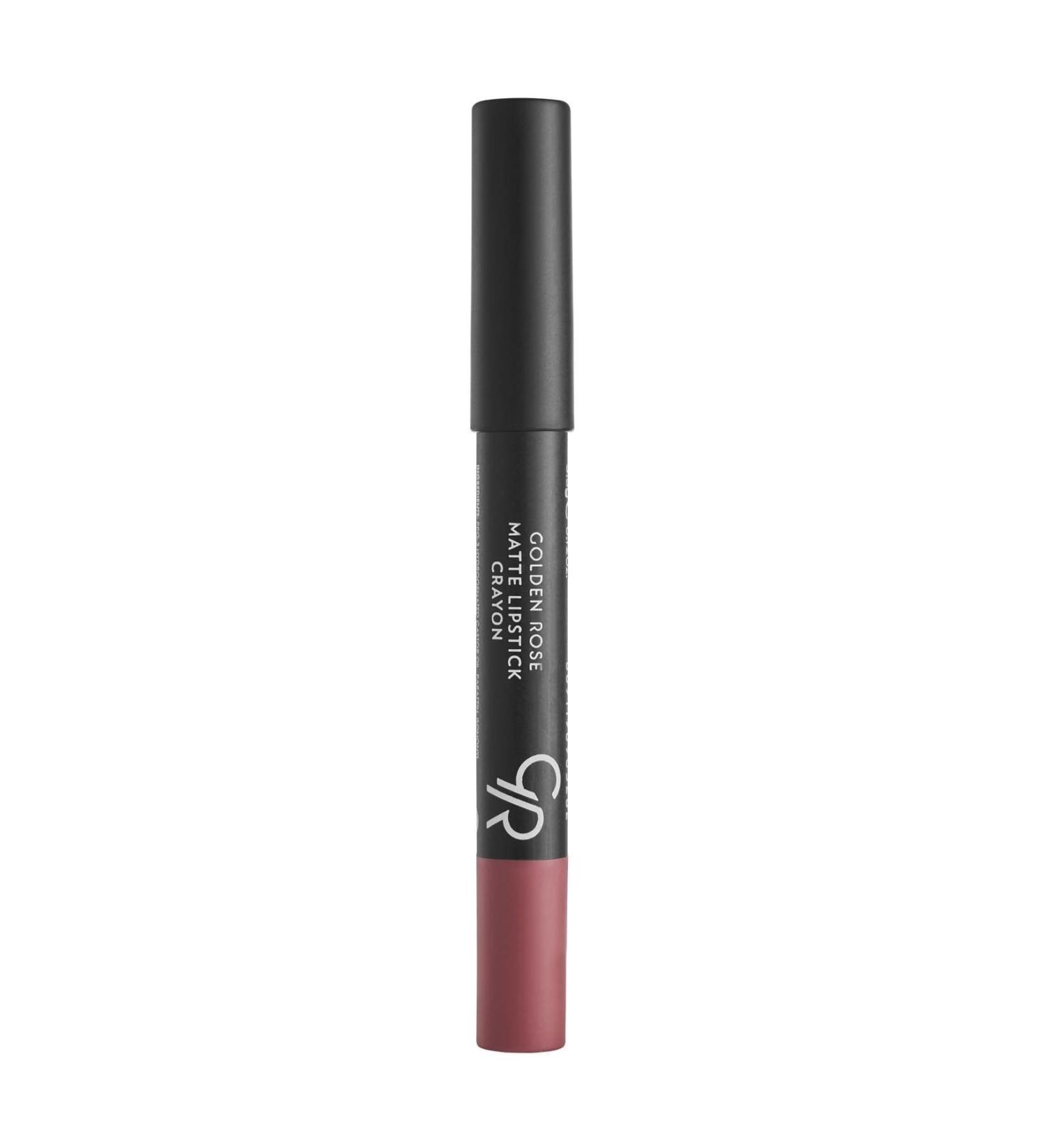 Golden Rose Matte Pencil Lipstick with Rich Pigment that Gives Your Lips a Clear Line-10 Lilac eleg.412