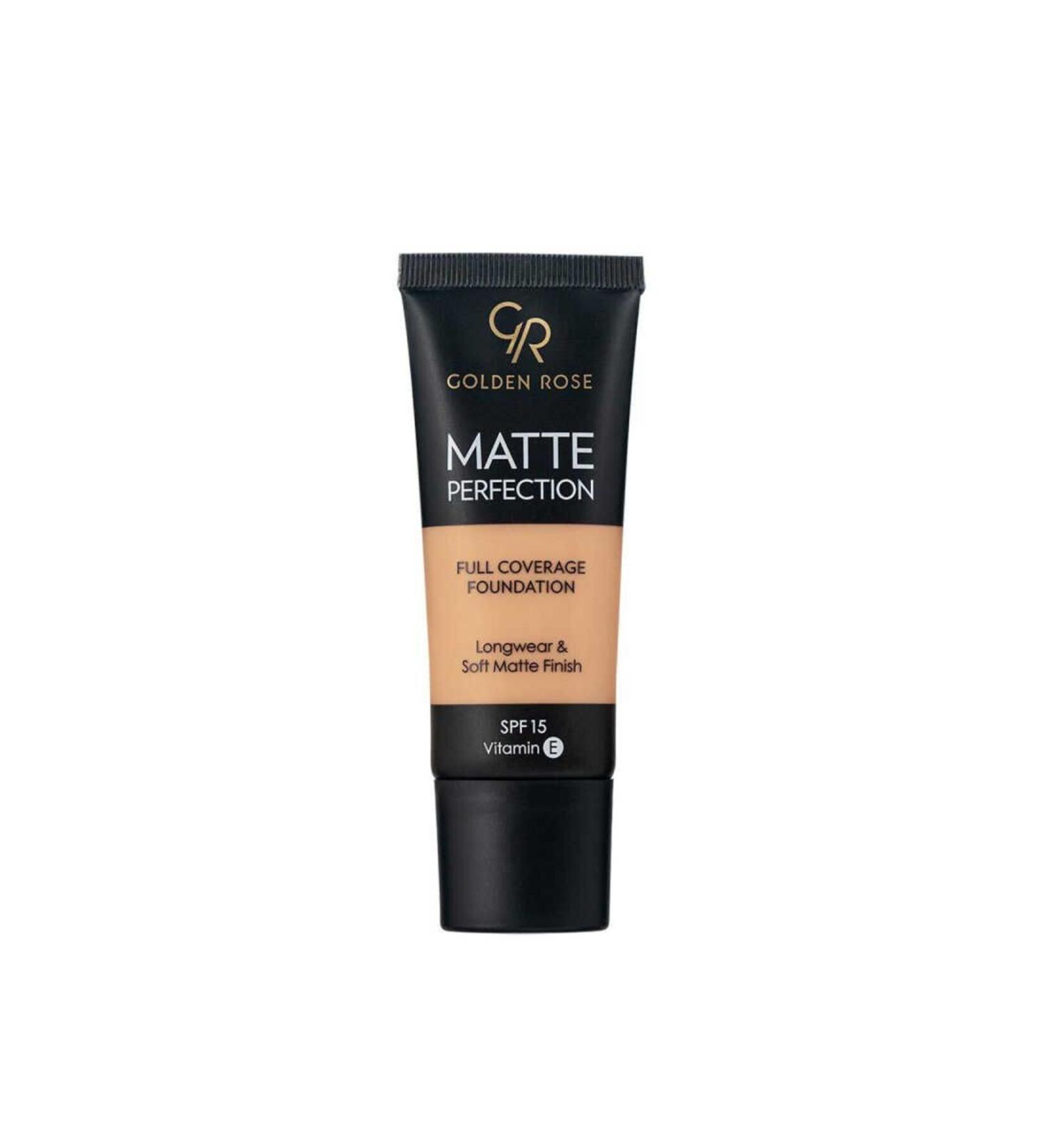 Golden Rose Matte Perfection Full Coverage Foundation No: Cool 6 - Matte Foundation - 8691190509422 - Buy Online on GoSupps.com