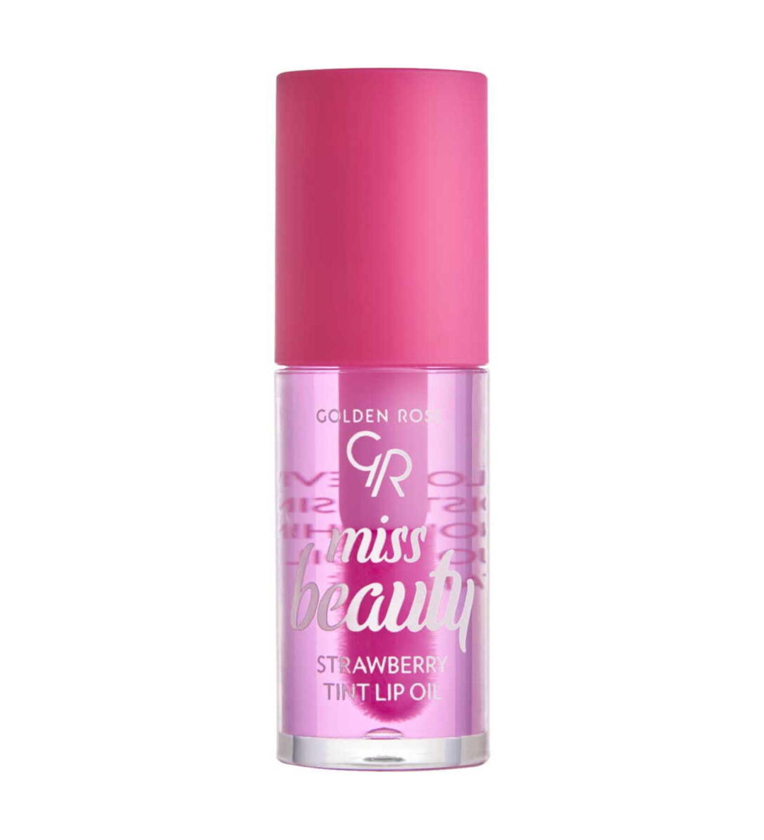 Golden Rose Miss Beauty Tint Lip Oil 01 Strawberry