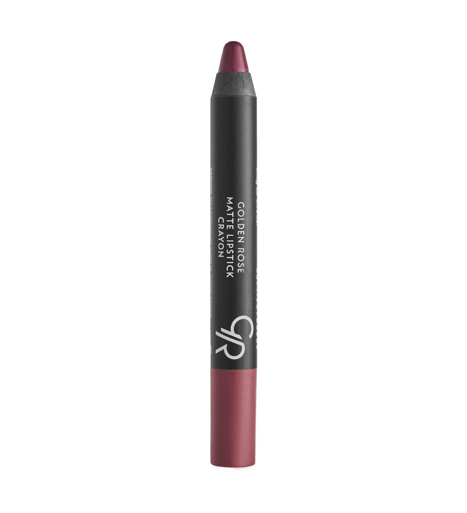 Golden Rose Moisturizing Content Provides Smooth Appearance Matte Pencil Lipstick-08 Mulberry eleg.453