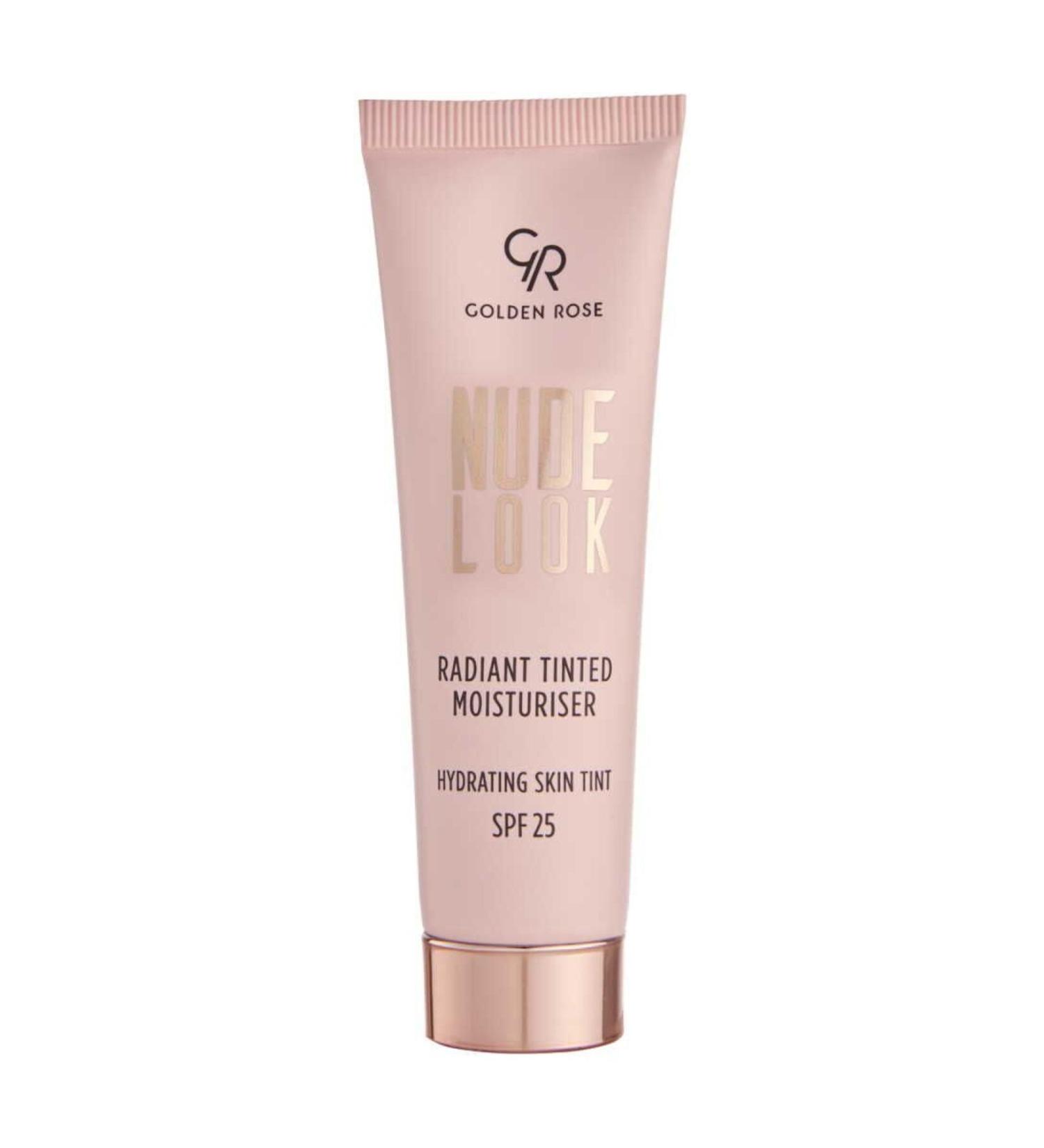 Golden Rose Nude Look Radiant Tinted Moisturiser No: 03 Deep Tint - Tinted Moisturizer Spf 25 - 8691190967154 - Buy Online on GoSupps.com
