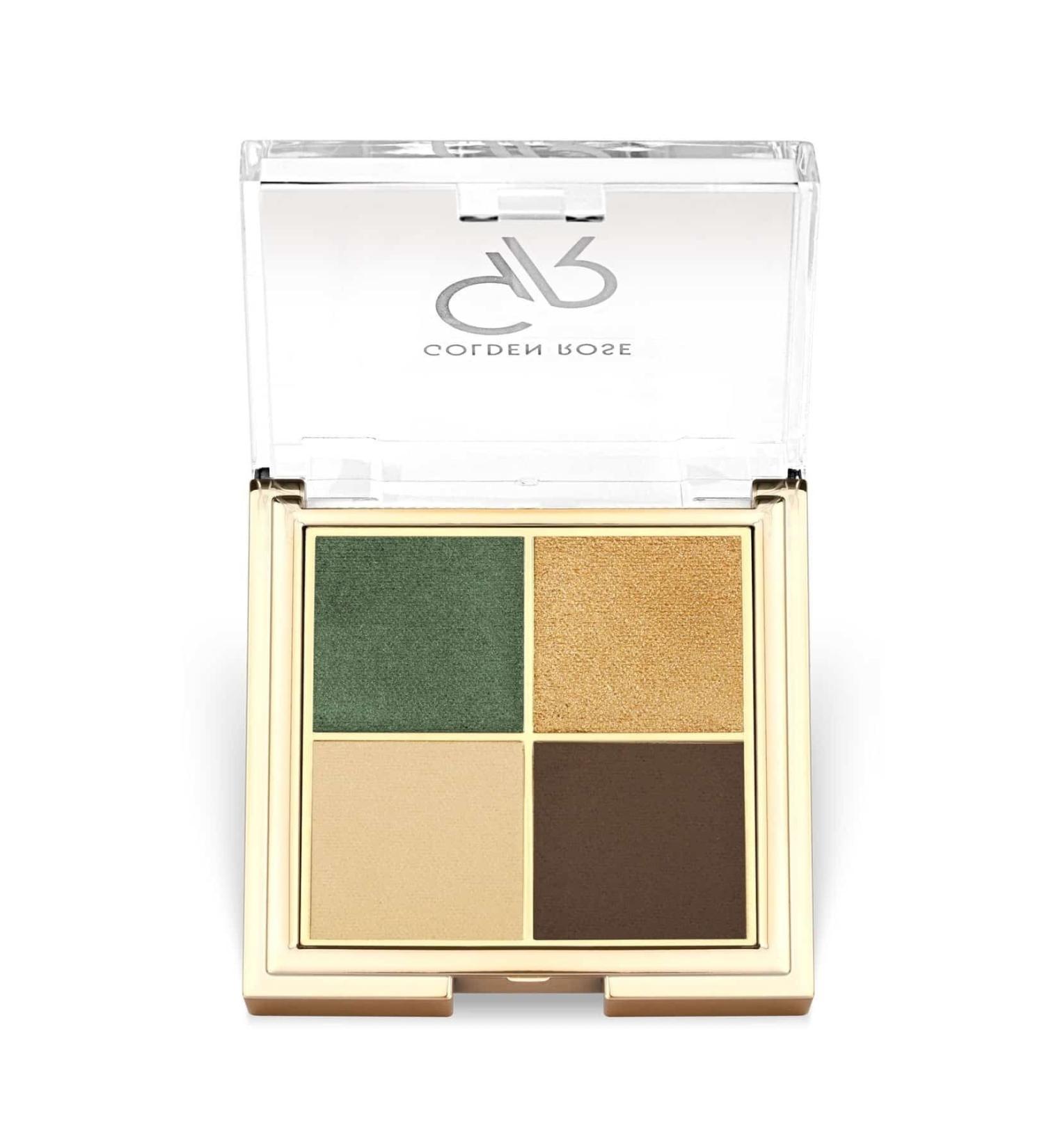 Golden Rose Quattro Eyeshadow Palette No: 02 Royal Jungle - Far Palette - 8691190516208