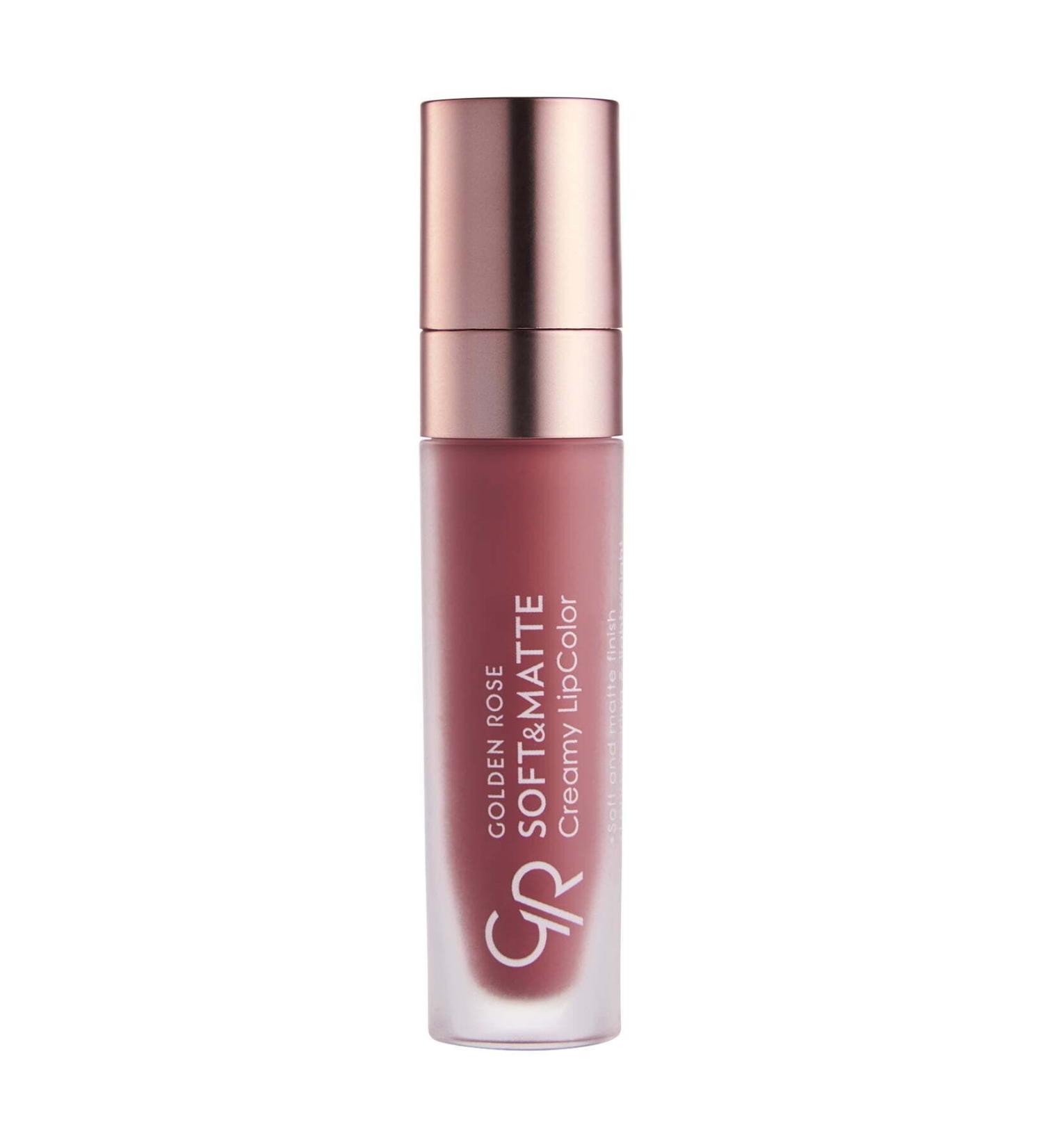 Golden Rose Soft & Matte Creamy Lipcolor No:108 Redwood - Liquid Matte Lipstick - 8691190763084 - Buy Online on GoSupps.com