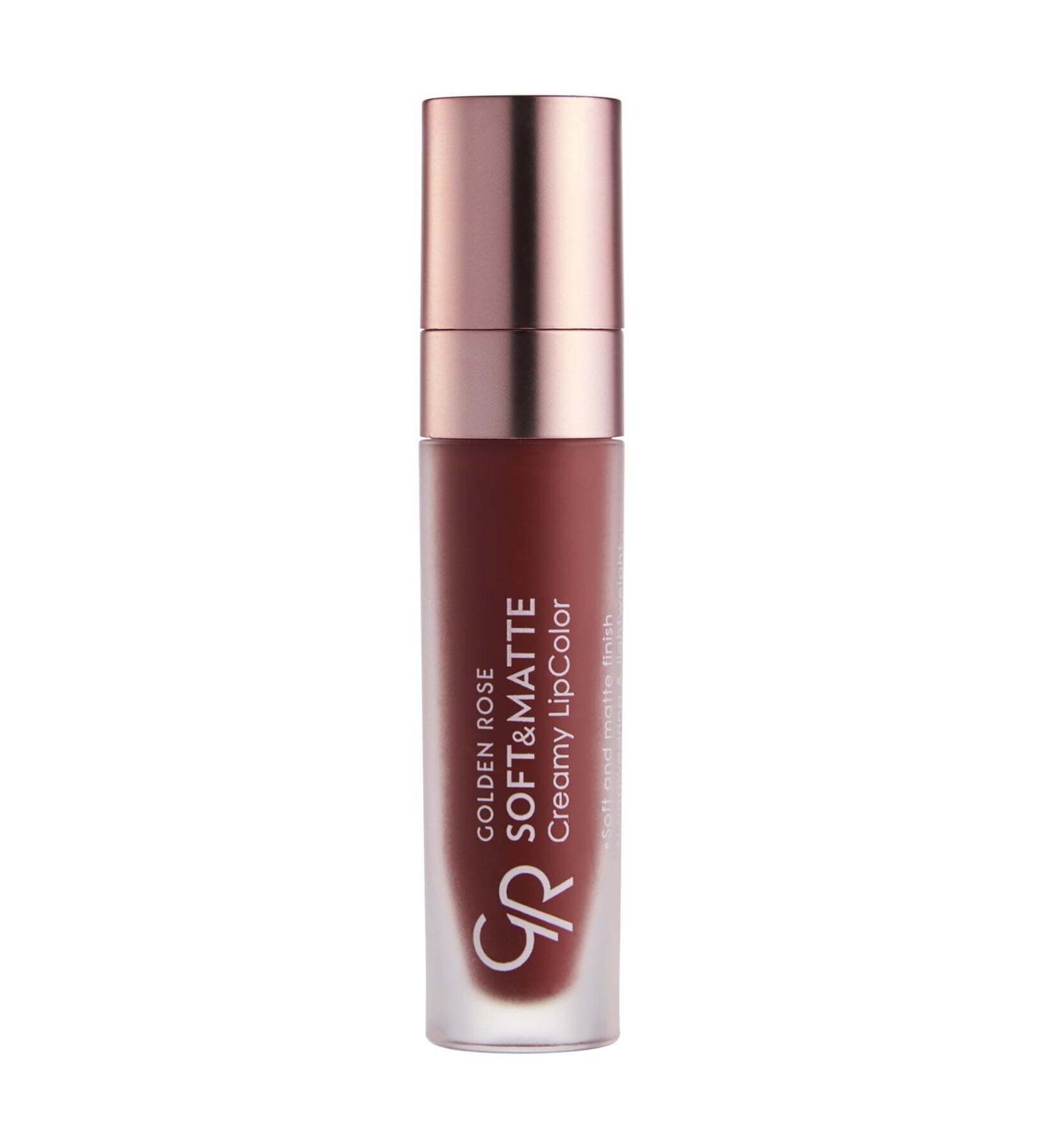 Golden Rose Soft & Matte Creamy Lipcolor No:115 Red - Liquid Matte Lipstick - 8691190763152 - Buy Online on GoSupps.com