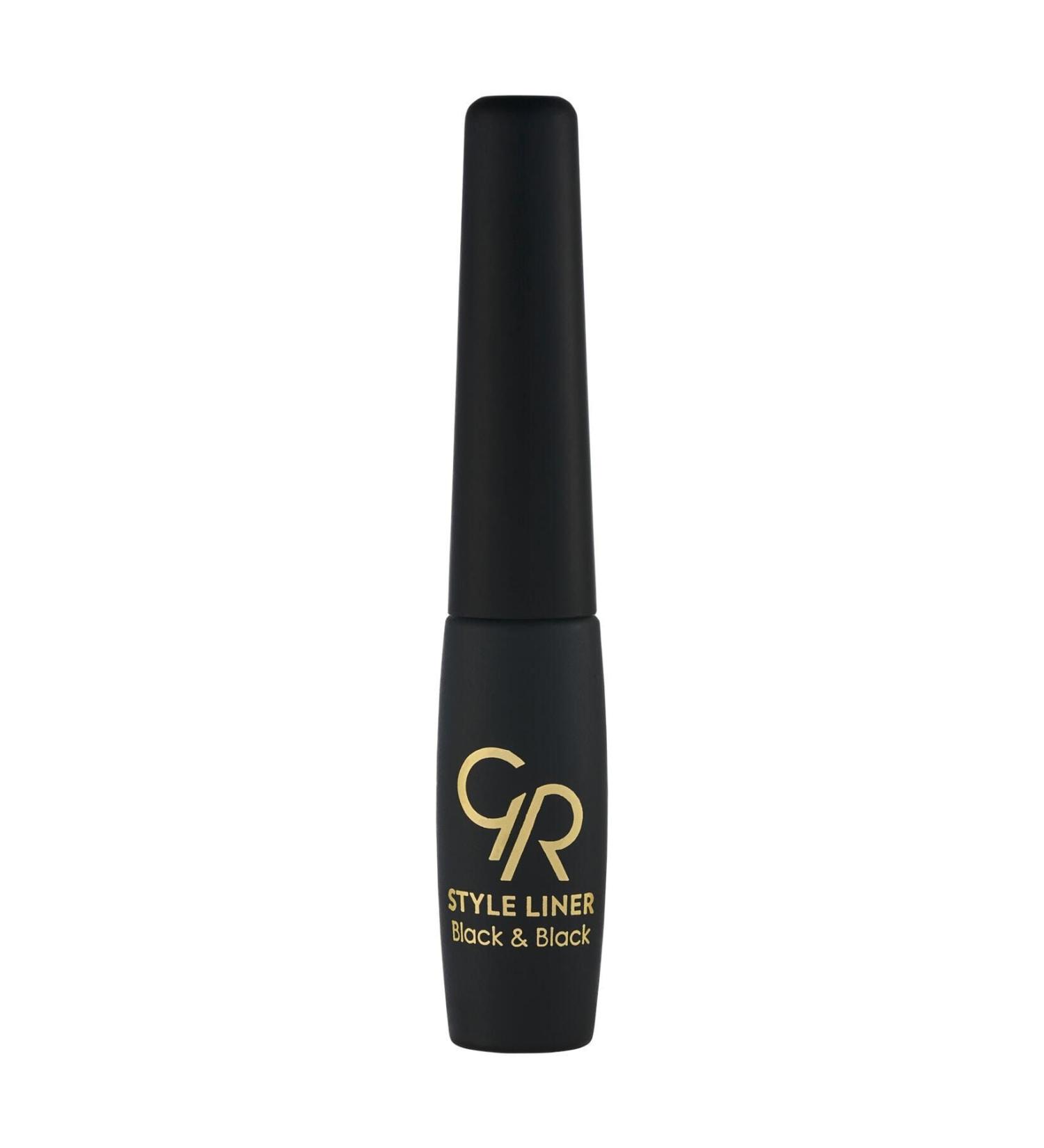 Golden Rose Style Liner Metallic Eyeliner No: 14 Black - Metallic Eyeliner - 8691190170141 - Buy Online on GoSupps.com