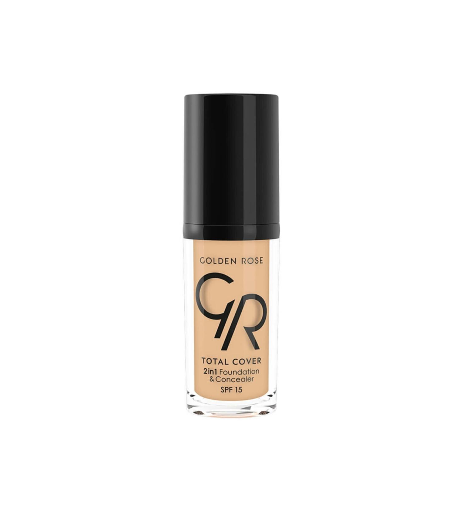 Golden Rose Total Cover 2in1 Foundation Concealer No:03