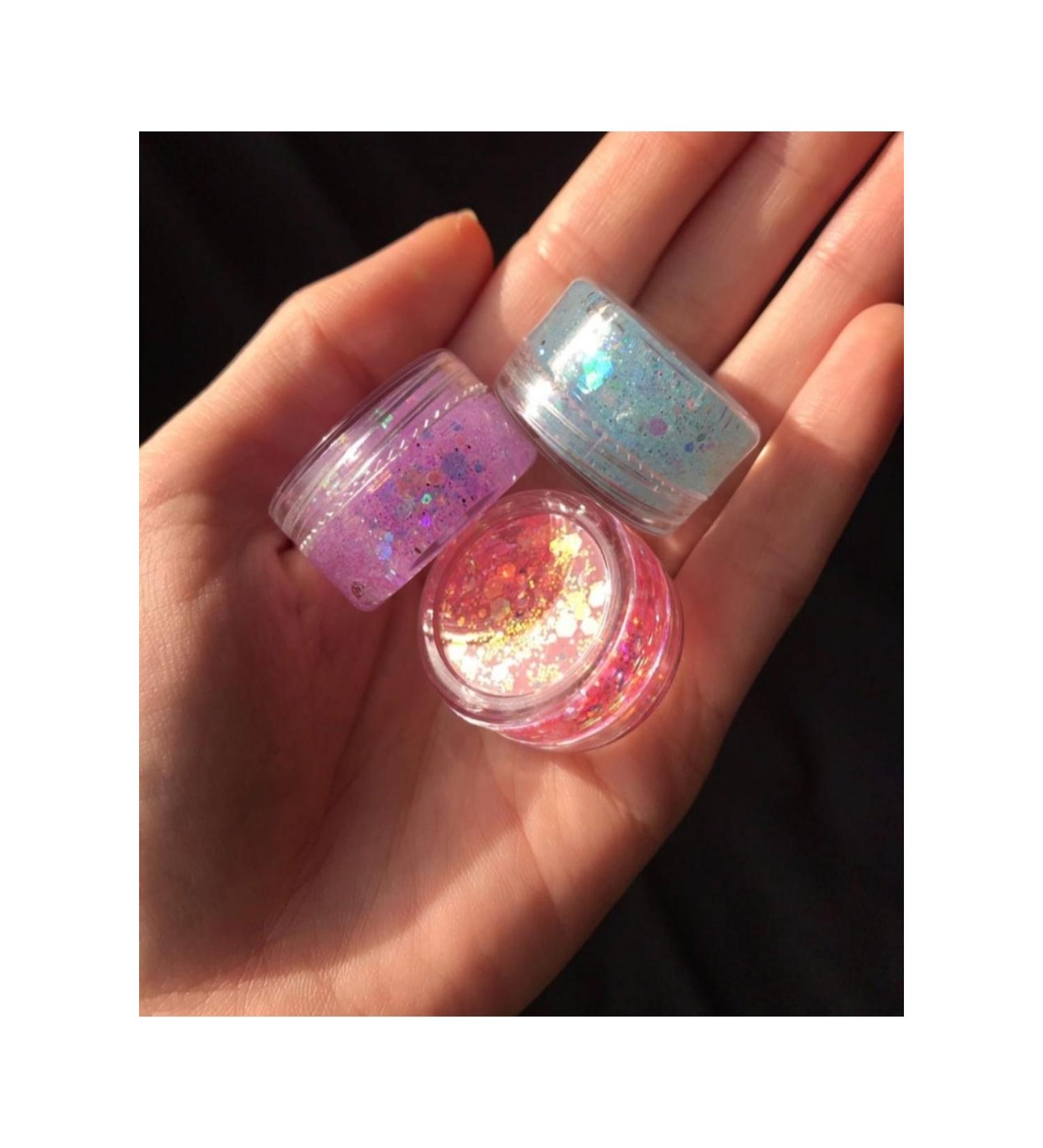 hbtasarim Glitter Gel Eye Shadow Set