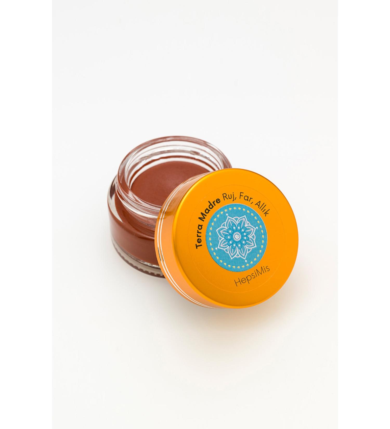 HepsiMis Terra Madre Lipstick/eyeshadow/blush 20 Gr