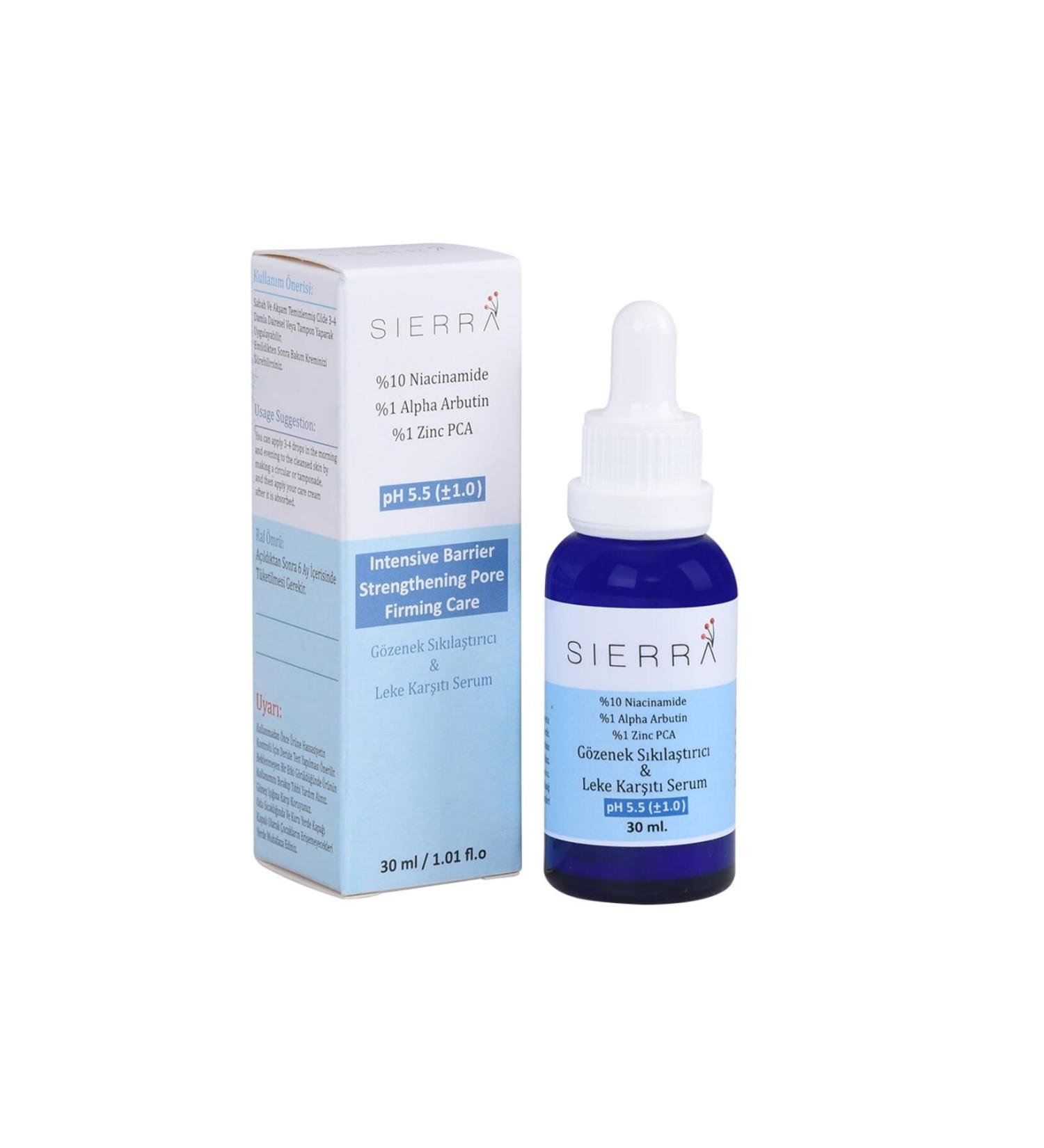 High Sierra Sierra Pore Tightening Spot Care Niacinamide Serum 30 ml
